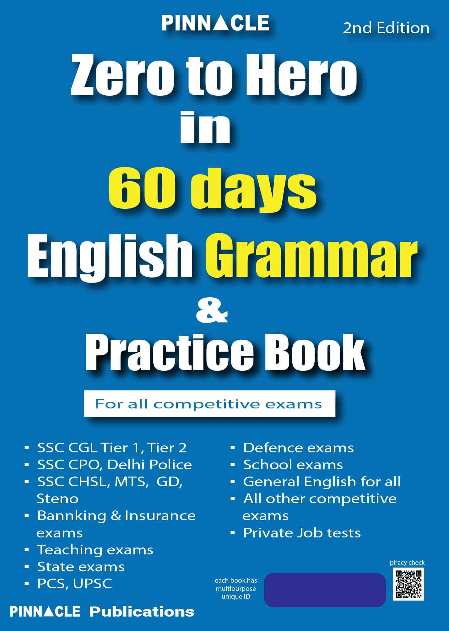 Zero to hero in 60 Days I English Grammar & Practice book for all competitive exams | 2nd edition Zero to hero in 60 Days I English Grammar & Practice book for all competitive exams | 2nd edition