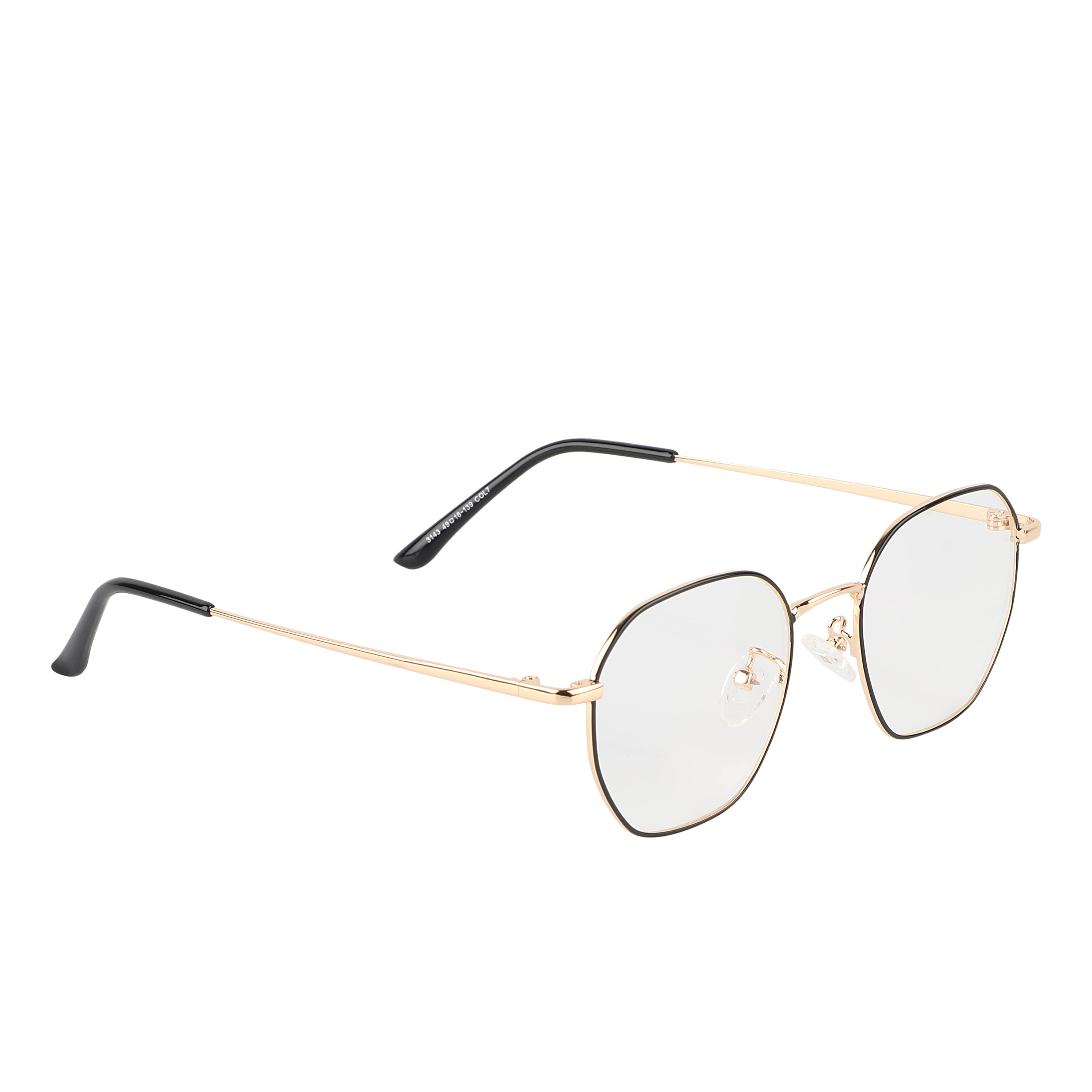     			Admire Gold Full Rim Round Computer Glasses ( Pack of 1 )