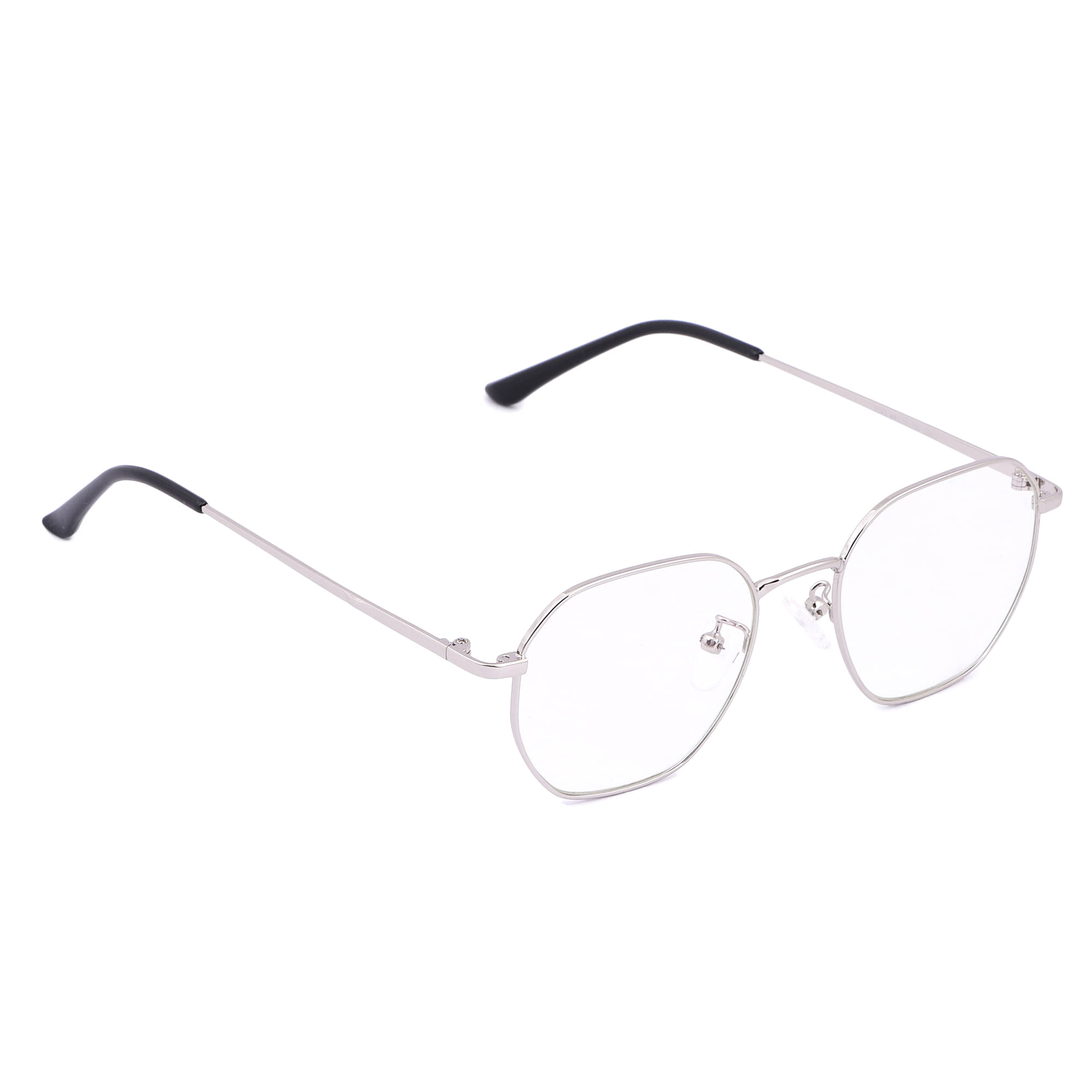     			Admire Silver Full Rim Round Computer Glasses ( Pack of 1 )