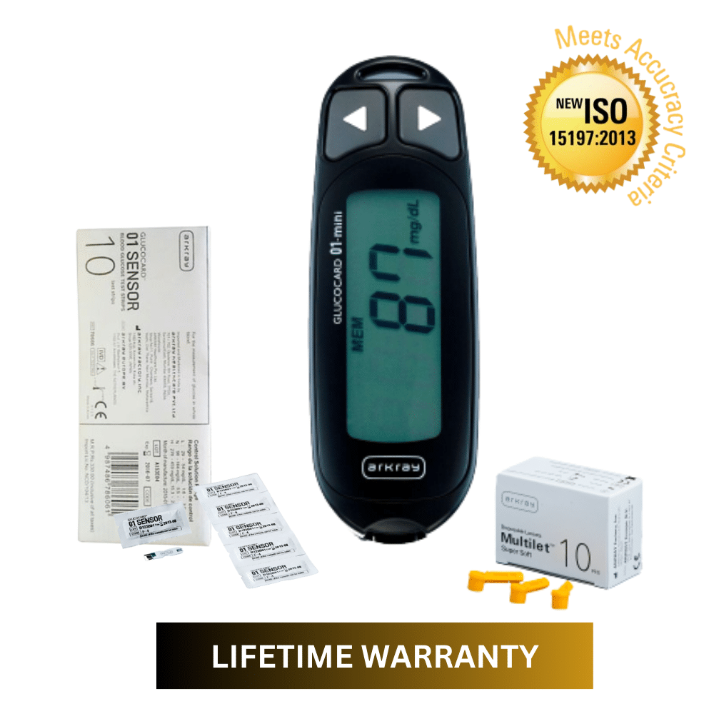     			Arkray GlucoCard 01 Mini Diabetes Kit Glucometer