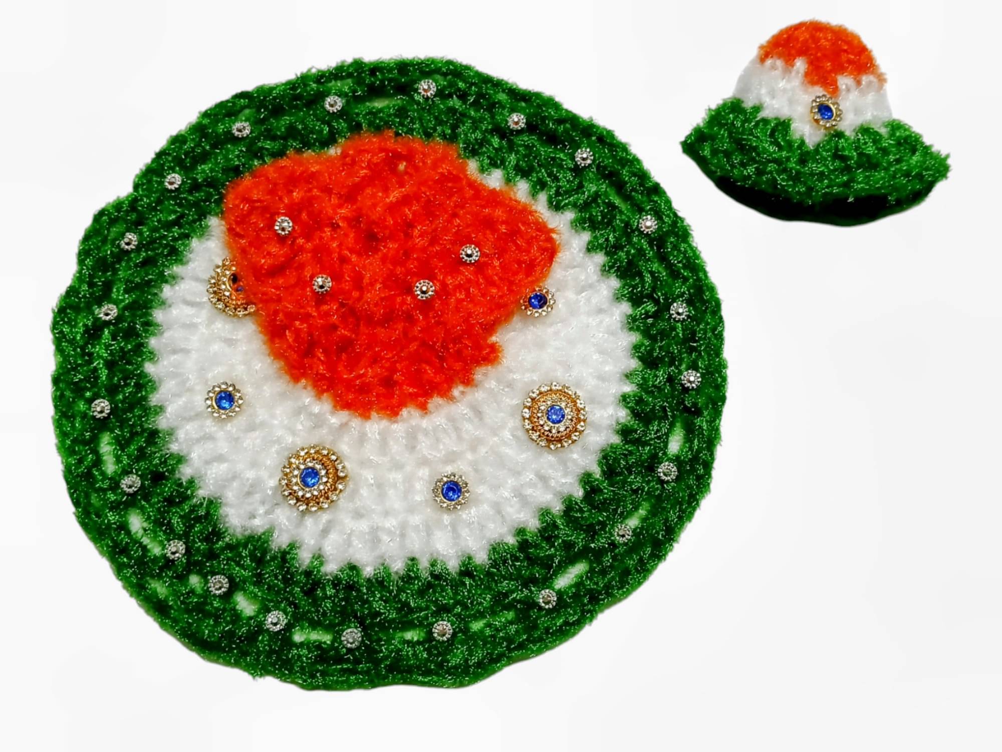     			Cherry Tree Radha Krisha Multicolor Wool Dress ( Pack of 1 )