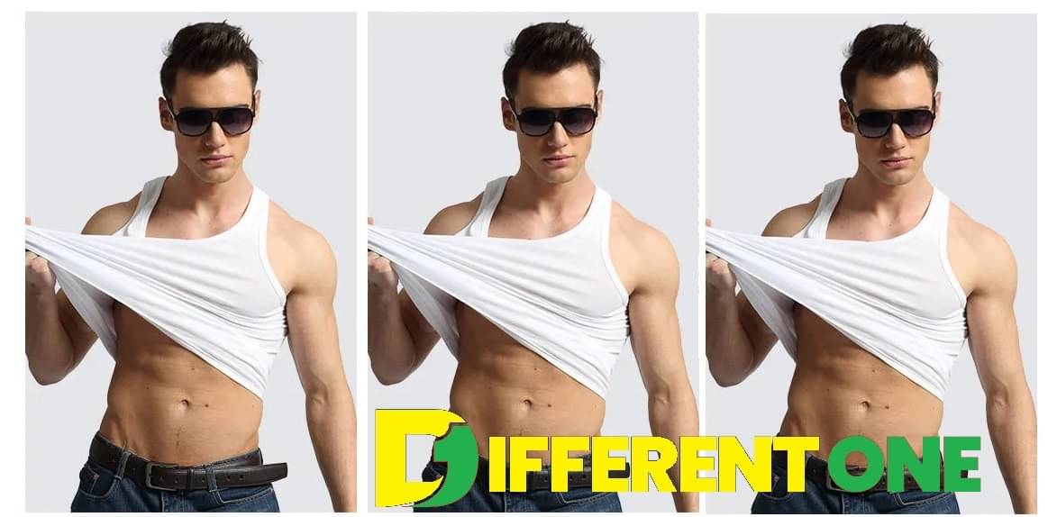     			D1 DIFFERENT ONE Pack of 3 Cotton Basic Vest For Men ( White )