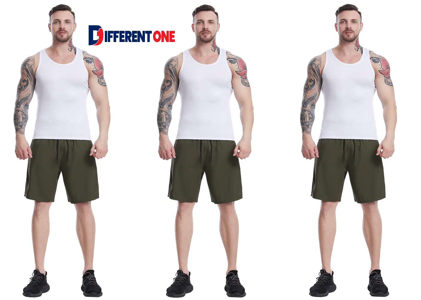D1 DIFFERENT ONE Pack of 3 Cotton Basic Vest For Men ( White ) D1 DIFFERENT ONE Pack of 3 Cotton Basic Vest For Men ( White )