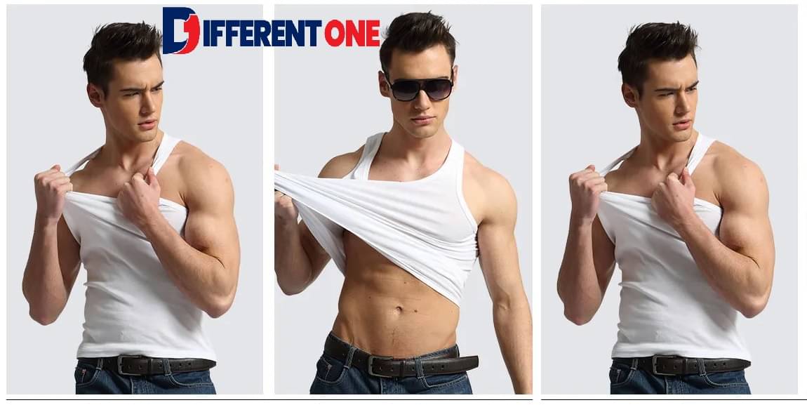 D1 DIFFERENT ONE Pack of 3 Cotton Basic Vest For Men ( White ) D1 DIFFERENT ONE Pack of 3 Cotton Basic Vest For Men ( White )