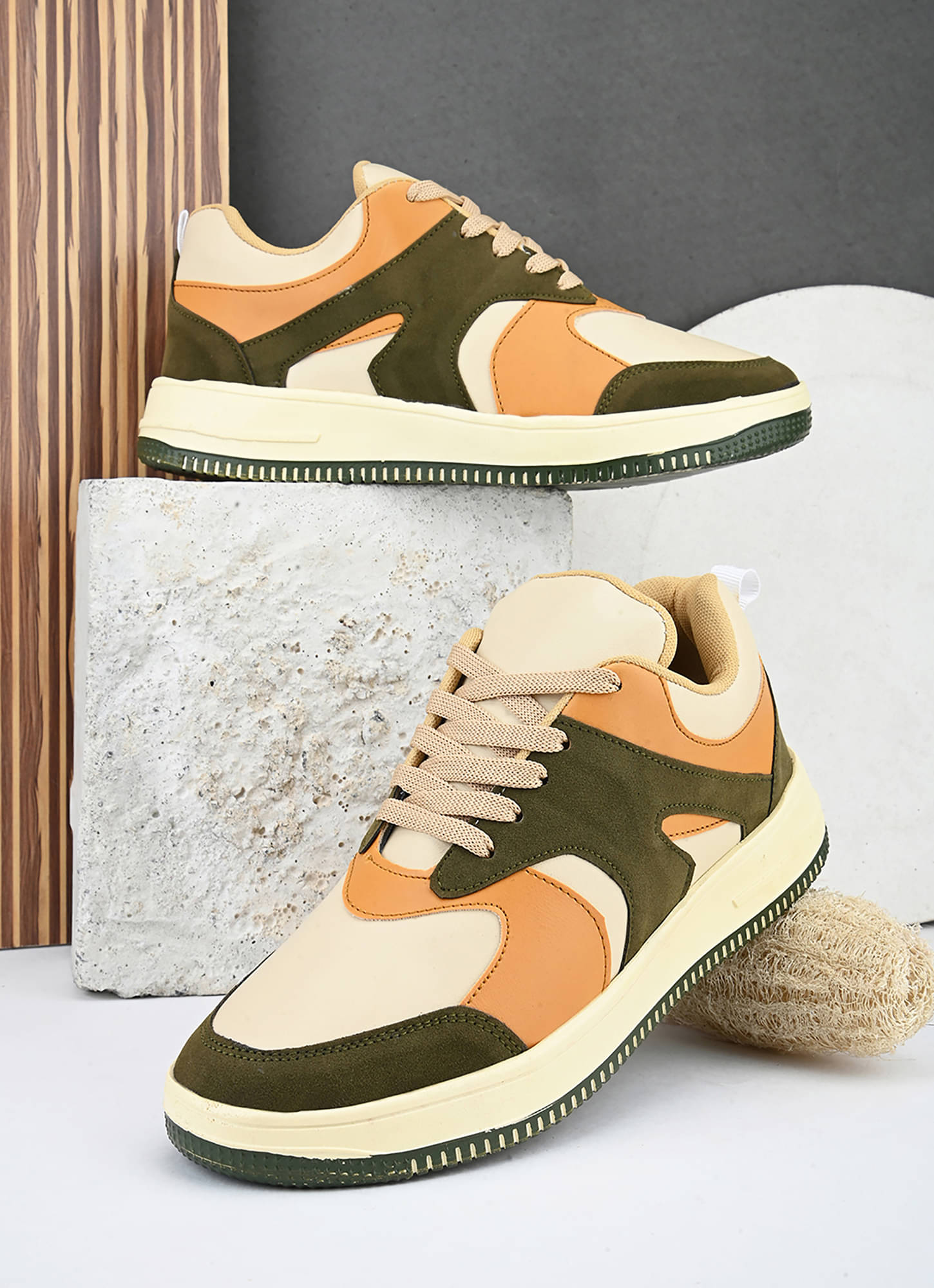     			Karsun Olive Men's Sneakers