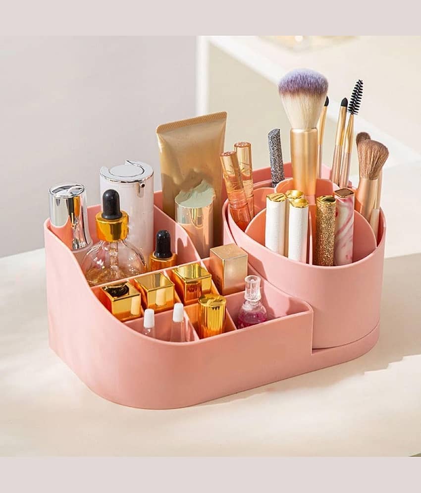 NCMART Rotating Makeup Box Desktop Cosmetics Storage Box (Multicolour) - Jewellery Sets | Buy online on ZillyBuy