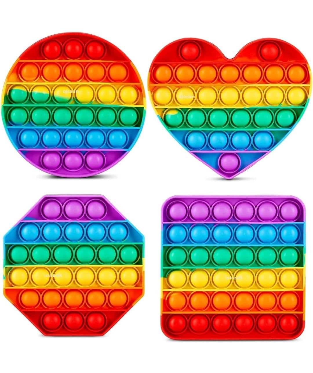 Pop it Set of 4 ,Pop It Toys for Kids, Pop It Game for Stress Relief Silicone Pressure Relieving Toys, Pop It Fidget Squeeze Toys for Kids. Pop it Set of 4 ,Pop It Toys for Kids, Pop It Game for Stress Relief Silicone Pressure Relieving Toys, Pop It Fidget Squeeze Toys for Kids.