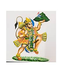 SHOP BY ROOM Ceramic Devi Amba Tiles for Home Entrance, Temple, Office - 6 x 6 Inch