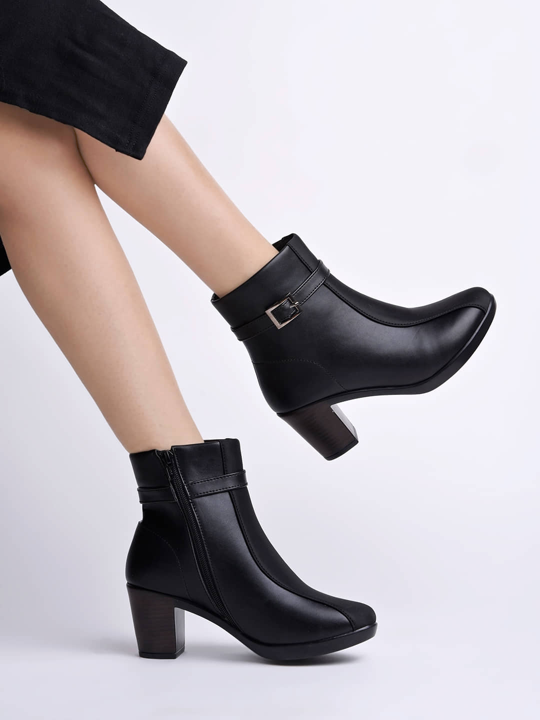 Stylestry Brown Women's Ankle Length Boots
