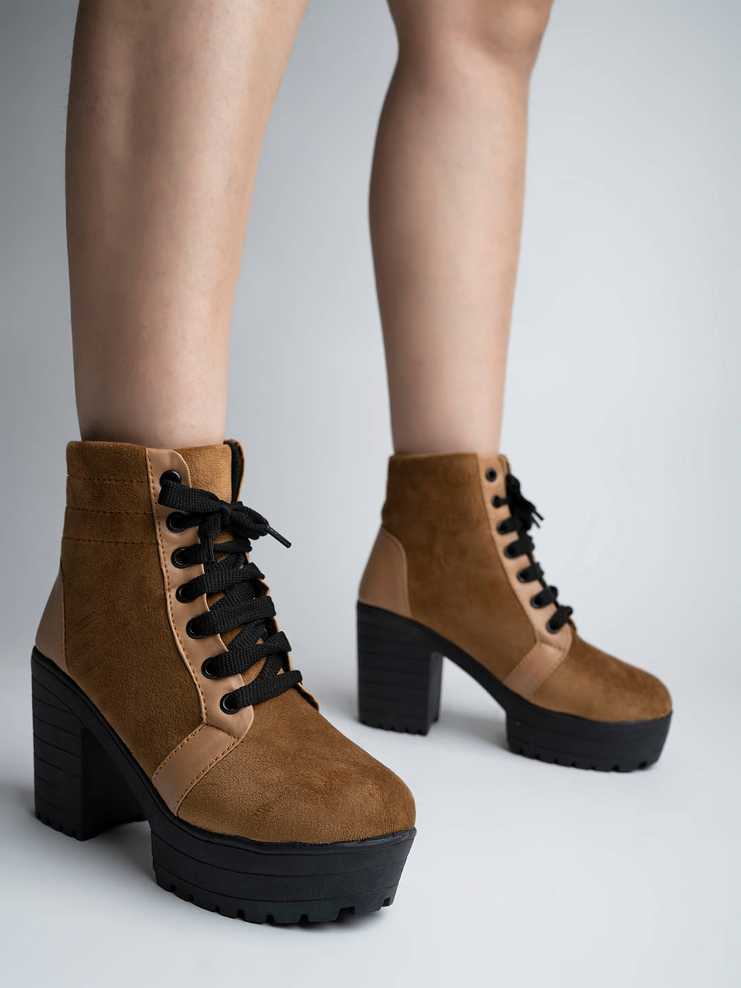     			Stylestry Tan Women's Ankle Length Boots