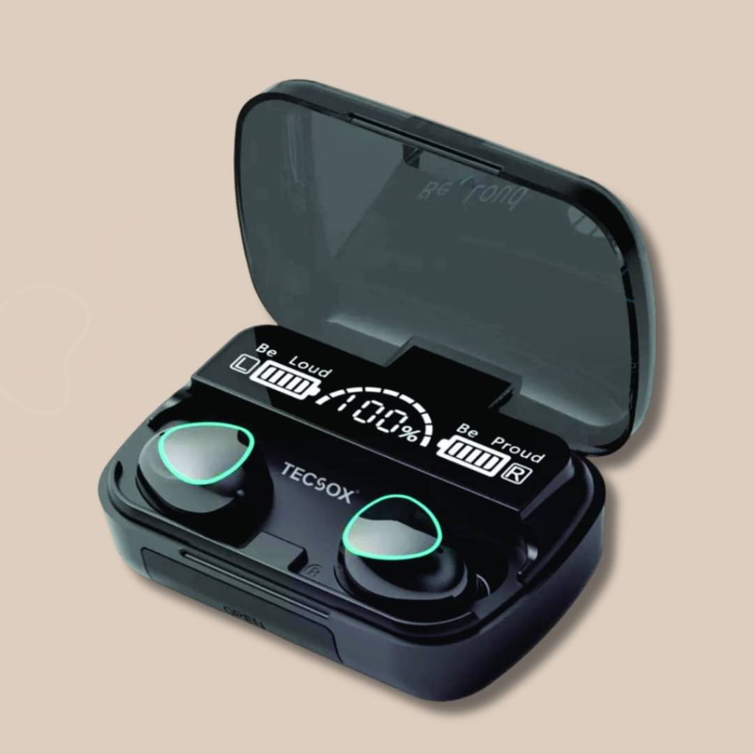    			Tecsox In Ear TWS Black