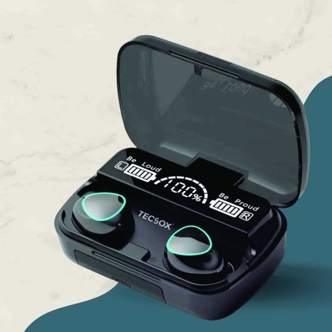    			Tecsox Max 10 In Ear TWS Black