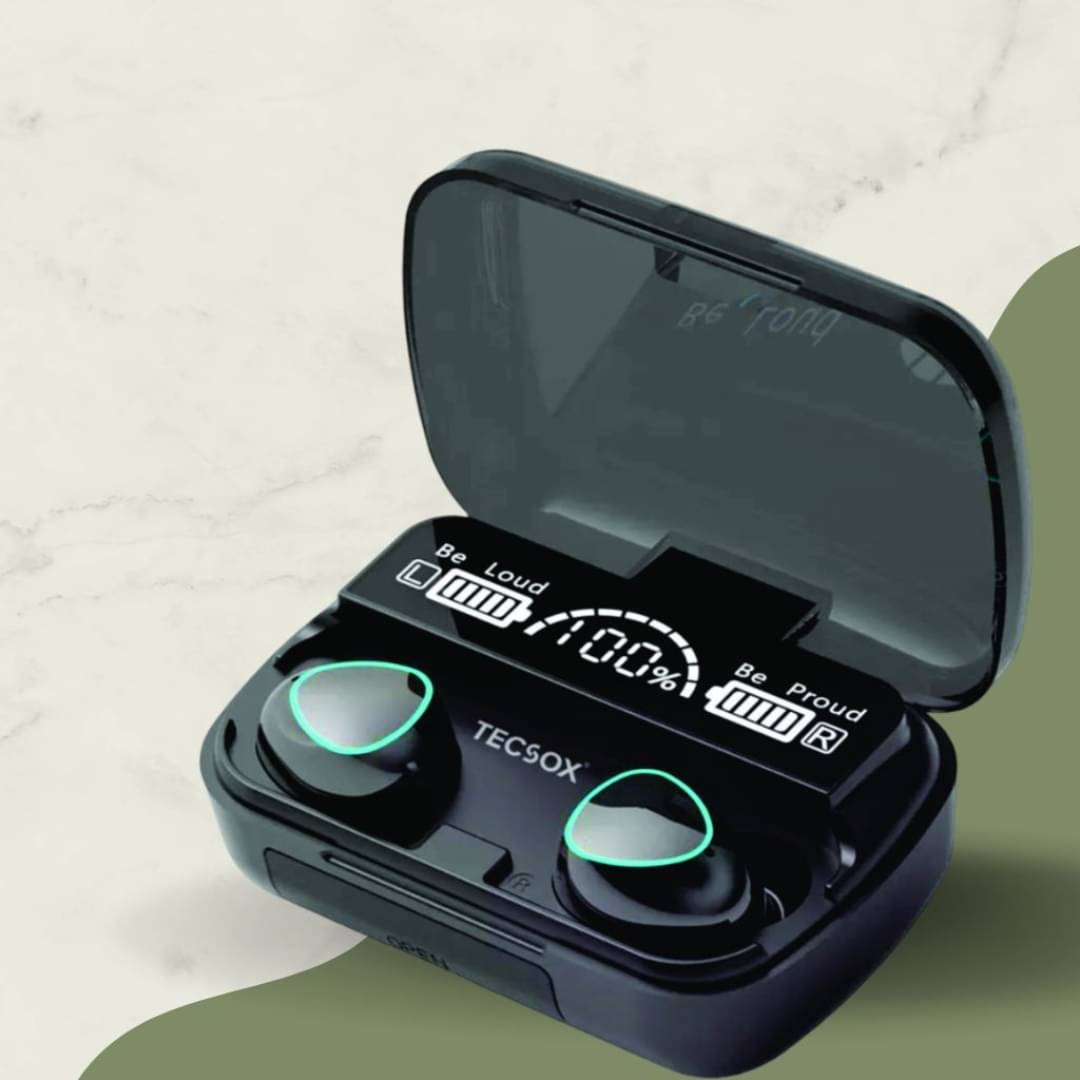     			Tecsox Max 10 In Ear TWS Black