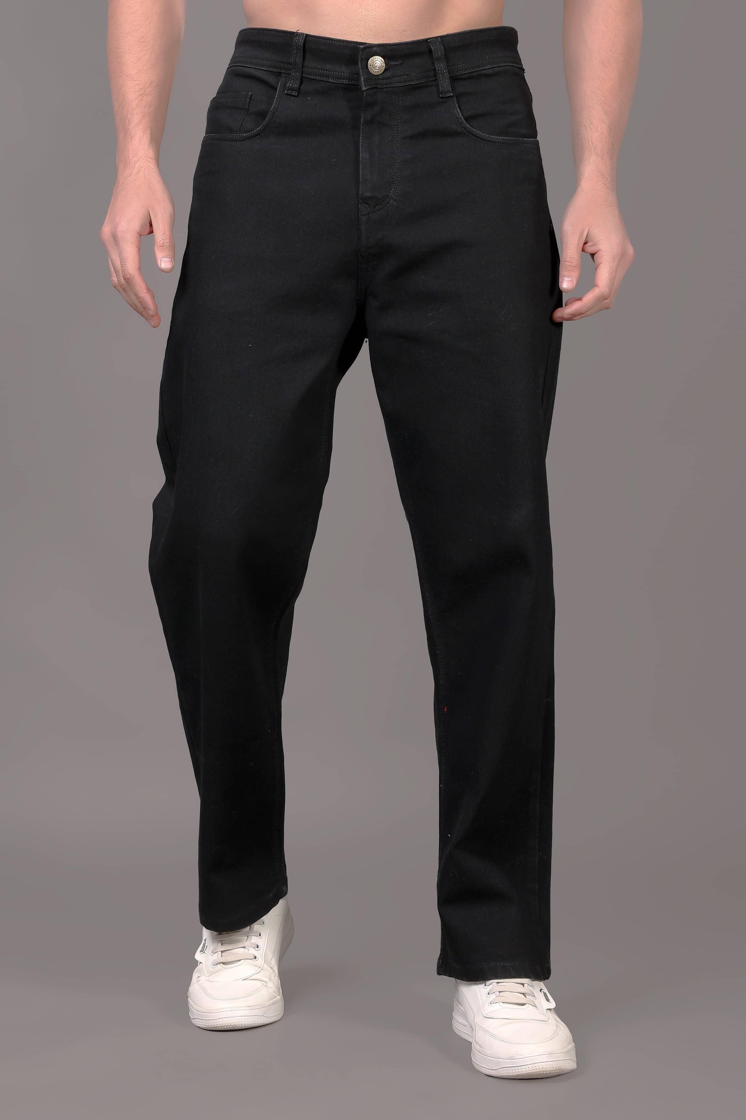 ZAYSH Basic Men's Jeans - Black ( Pack of 1 ) - Jeans | Buy online on ZillyBuy