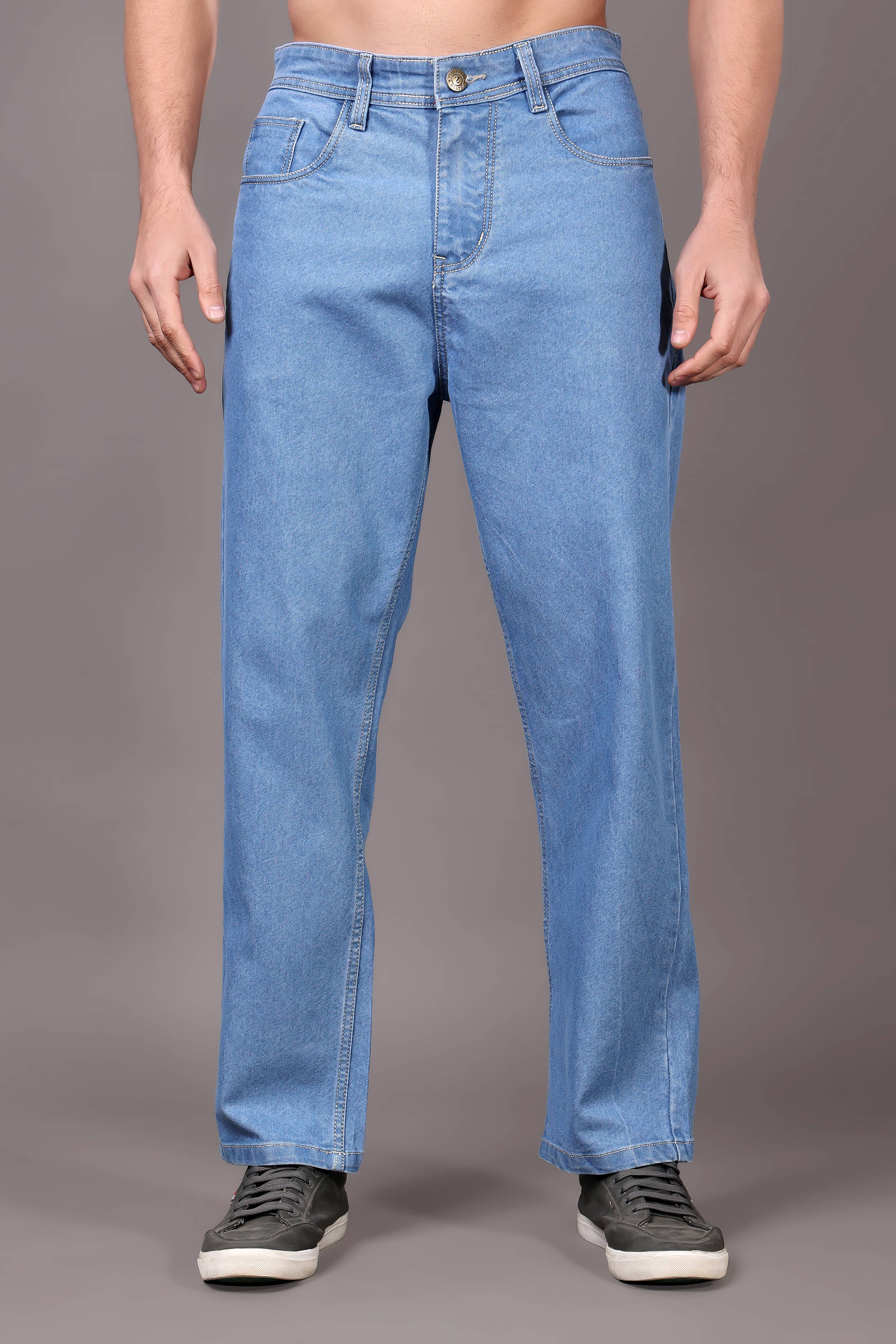    			ZAYSH Basic Men's Jeans - Light Blue ( Pack of 1 )