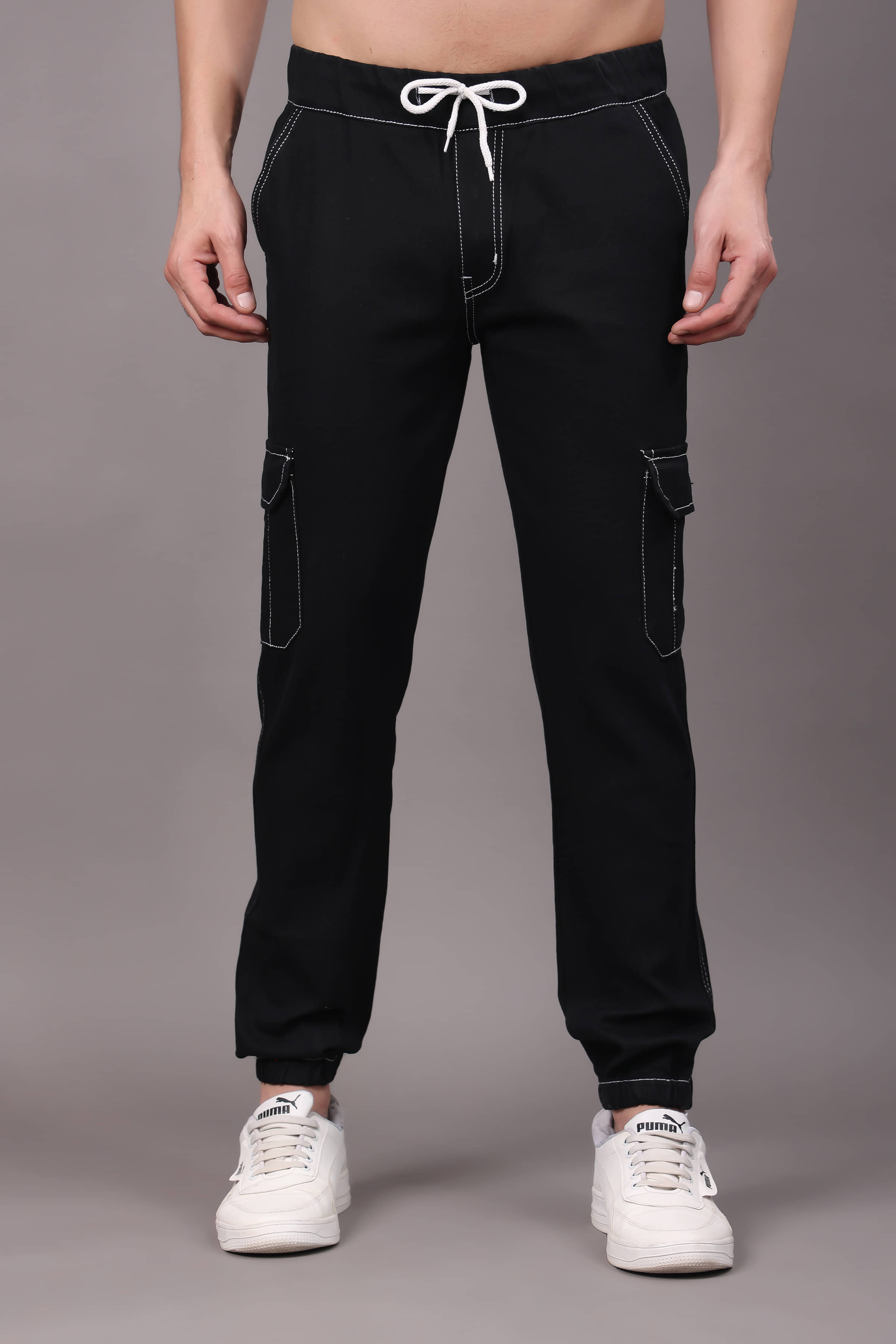 ZAYSH Regular Fit Jogger Men's Jeans - Black ( Pack of 1 ) - Jeans | Buy online on ZillyBuy