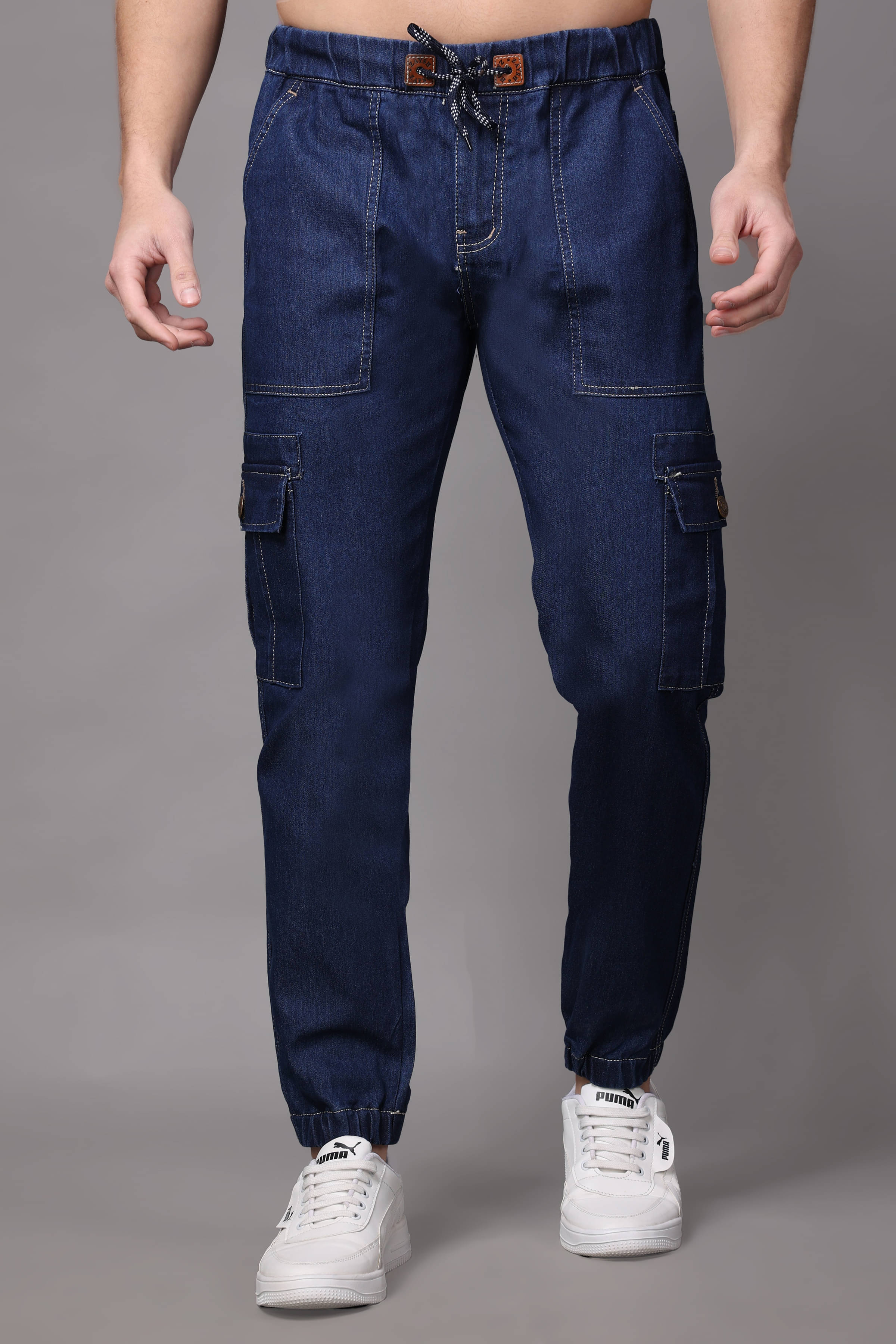     			ZAYSH Regular Fit Jogger Men's Jeans - Dark Blue ( Pack of 1 )