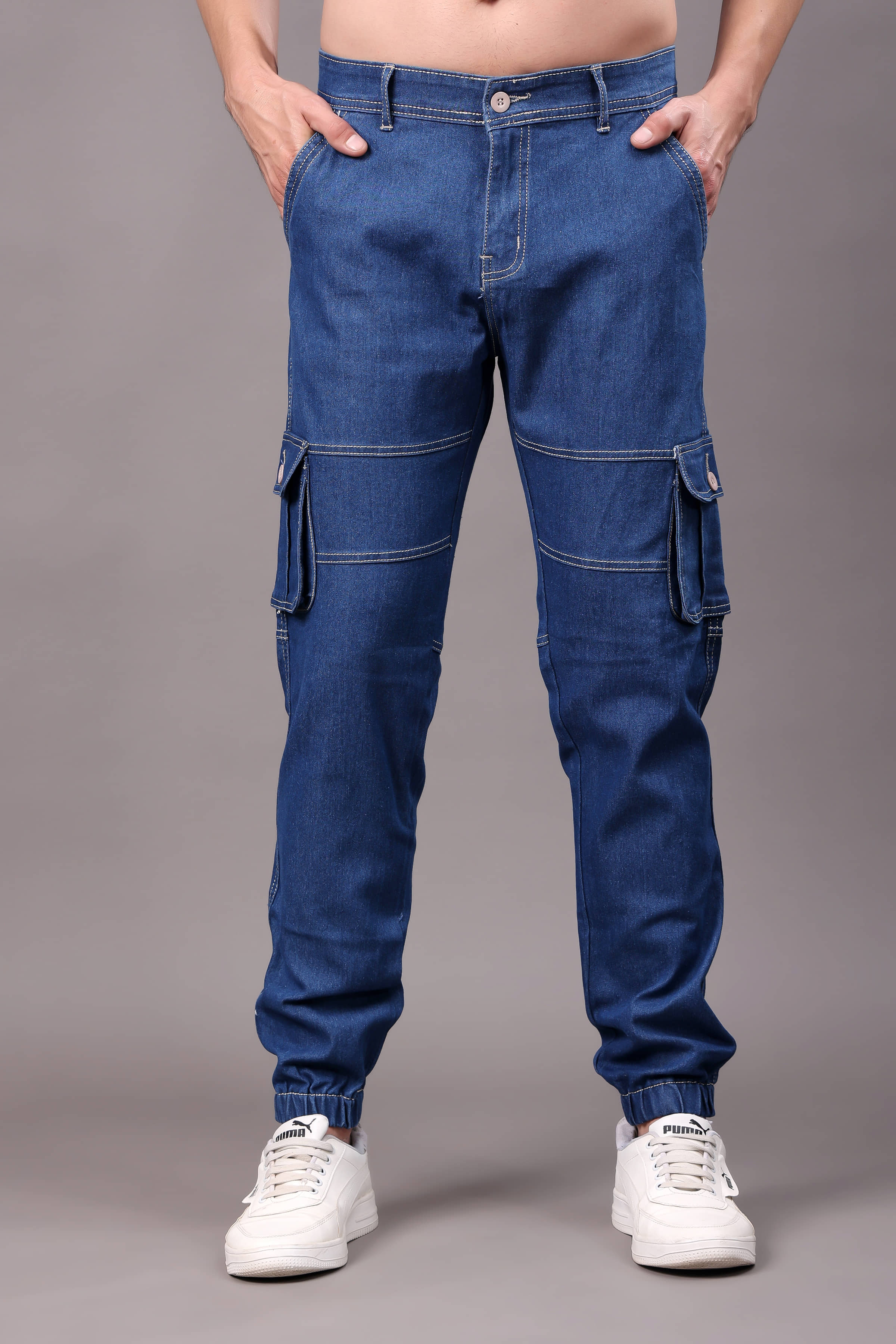 ZAYSH Regular Fit Jogger Men's Jeans - Blue ( Pack of 1 ) - Jeans | Buy online on ZillyBuy