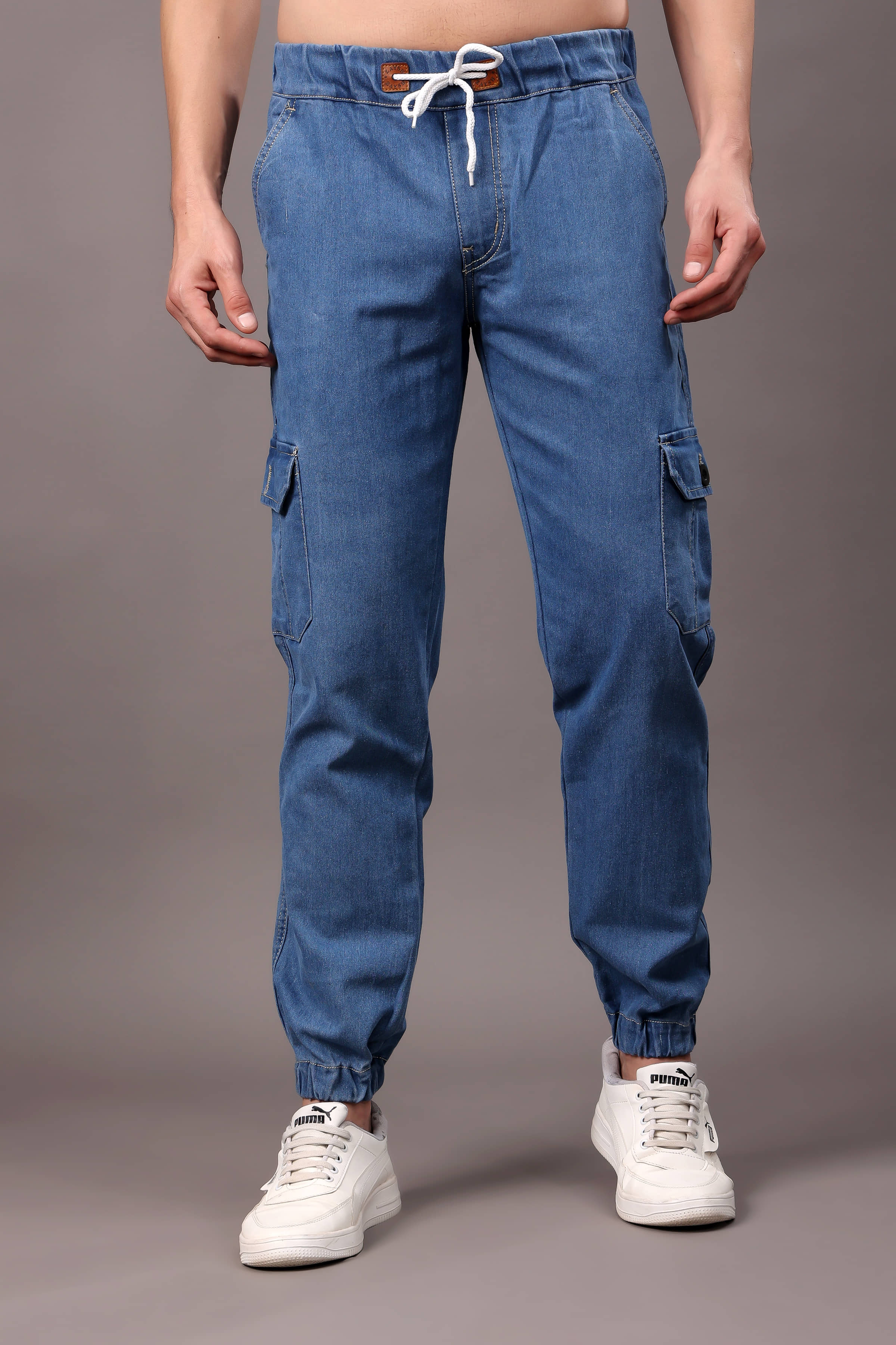 ZAYSH Regular Fit Jogger Men's Jeans - Blue ( Pack of 1 ) - Jeans | Buy online on ZillyBuy