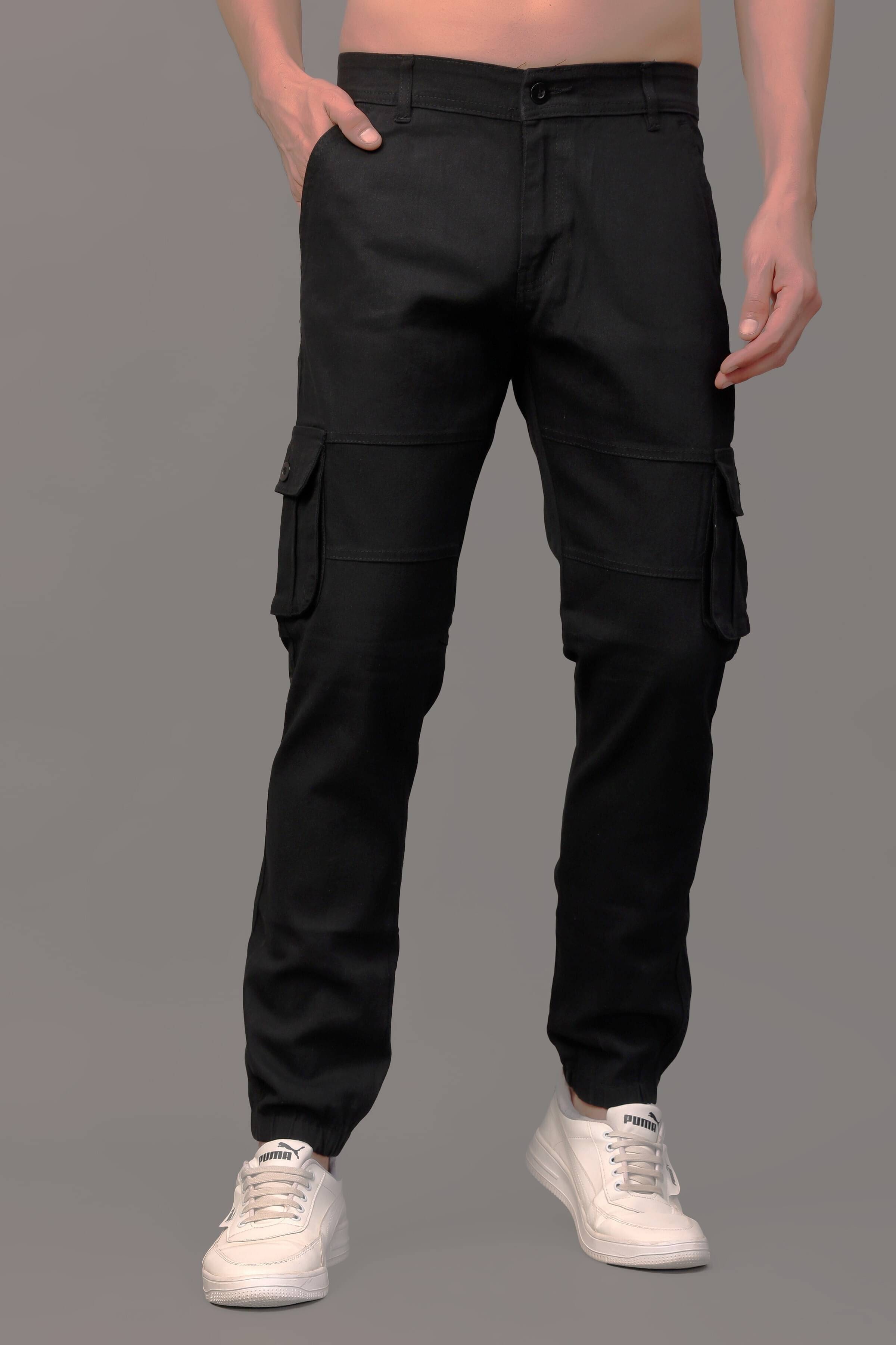 ZAYSH Regular Fit Jogger Men's Jeans - Black ( Pack of 1 ) ZAYSH Regular Fit Jogger Men's Jeans - Black ( Pack of 1 )
