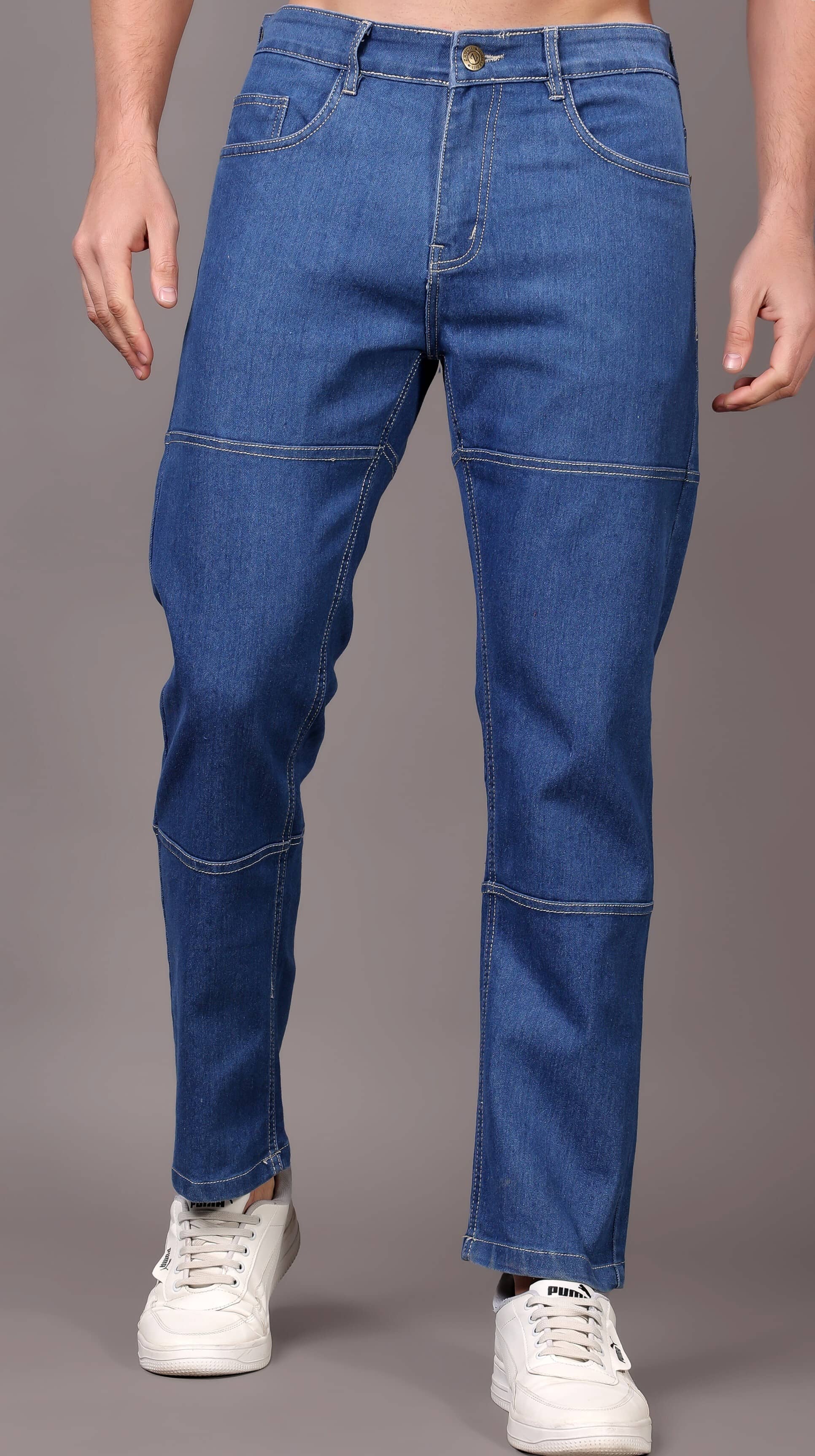 ZAYSH Relaxed Clean Look Men's Jeans - Blue ( Pack of 1 ) - Jeans | Buy online on ZillyBuy