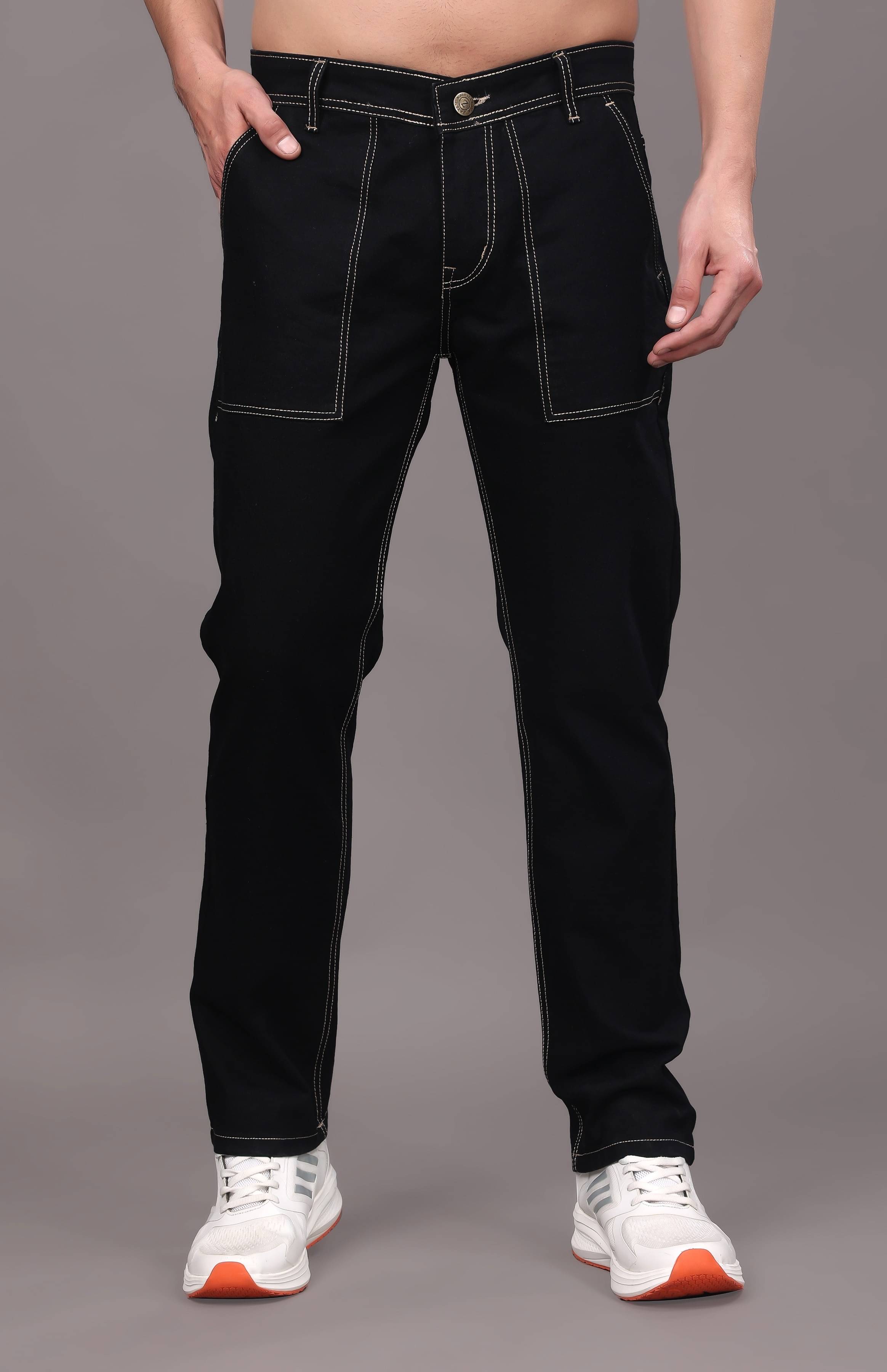 ZAYSH Relaxed Clean Look Men's Jeans - Black ( Pack of 1 ) ZAYSH Relaxed Clean Look Men's Jeans - Black ( Pack of 1 )