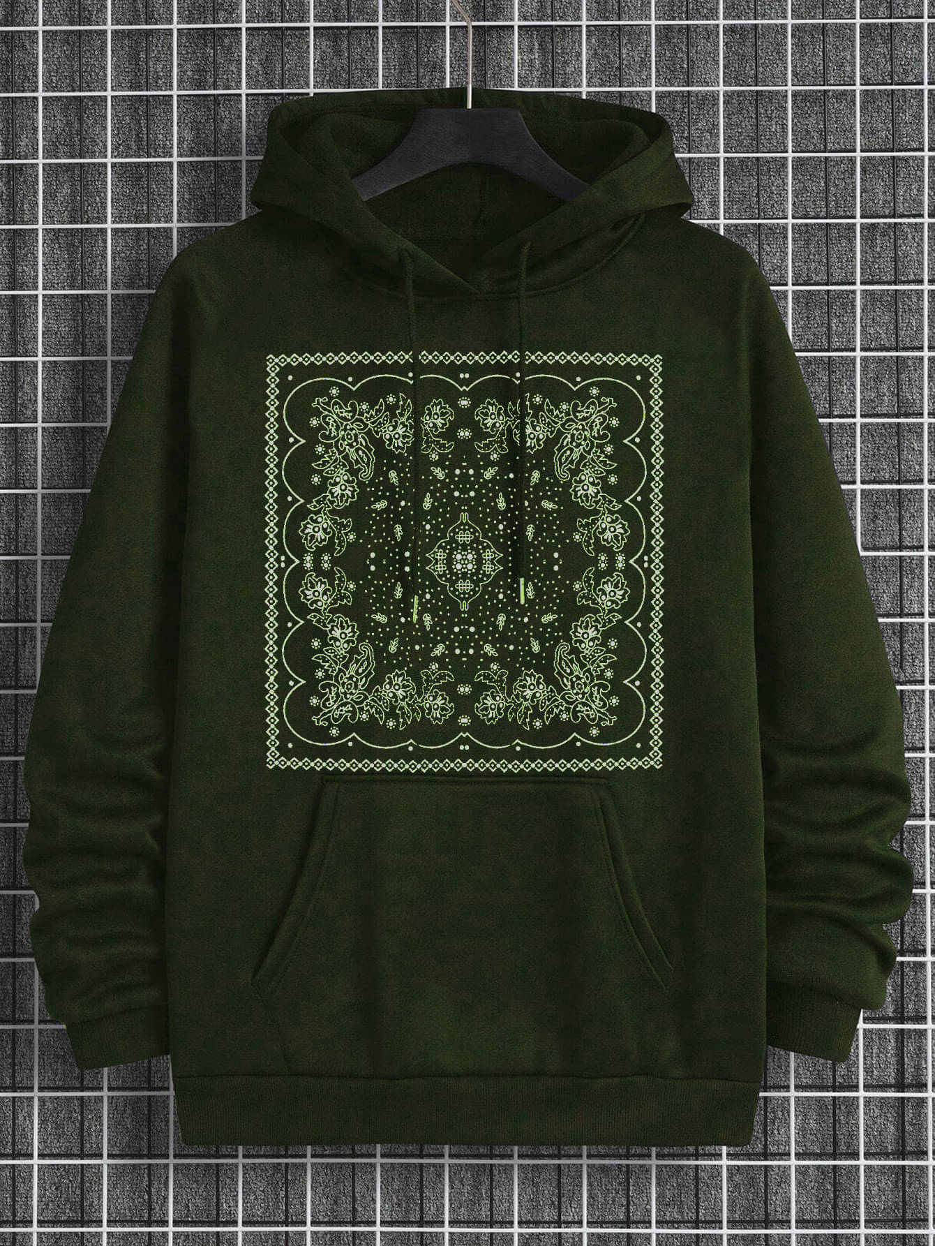 AIN6 Fleece Hooded Men's Sweatshirt - Olive ( Pack of 1 )     			AIN6 Fleece Hooded Men's Sweatshirt - Olive ( Pack of 1 )