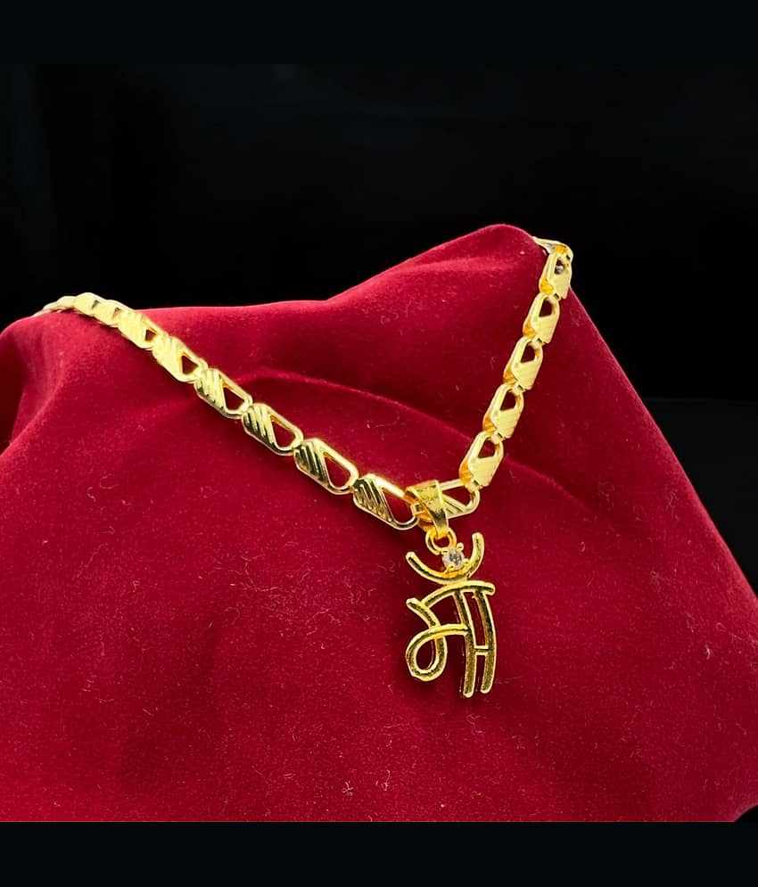 AKLINA Gold Religious Pendant With Chain ( Pack of 1 ) - Jewellery Sets | Buy online on ZillyBuy