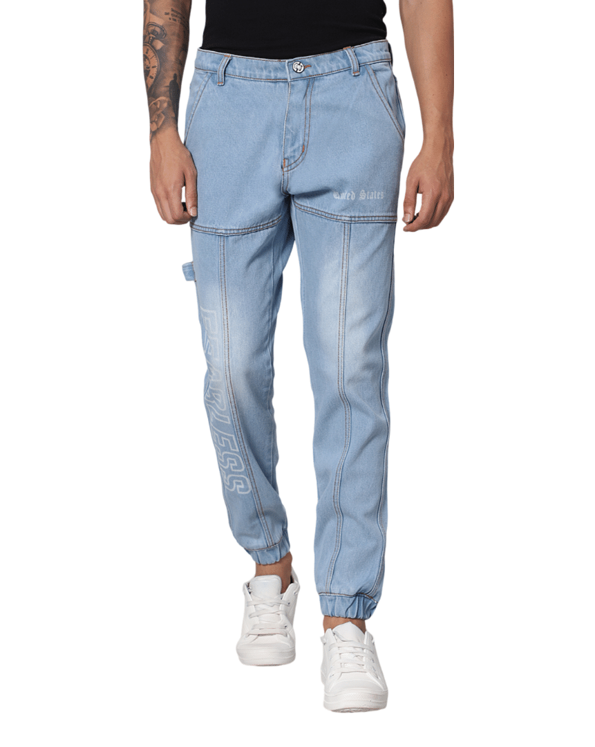 ARBIA FUNKI Jogger Men's Jeans - Light Blue ( Pack of 1 )     			ARBIA FUNKI Jogger Men's Jeans - Light Blue ( Pack of 1 )