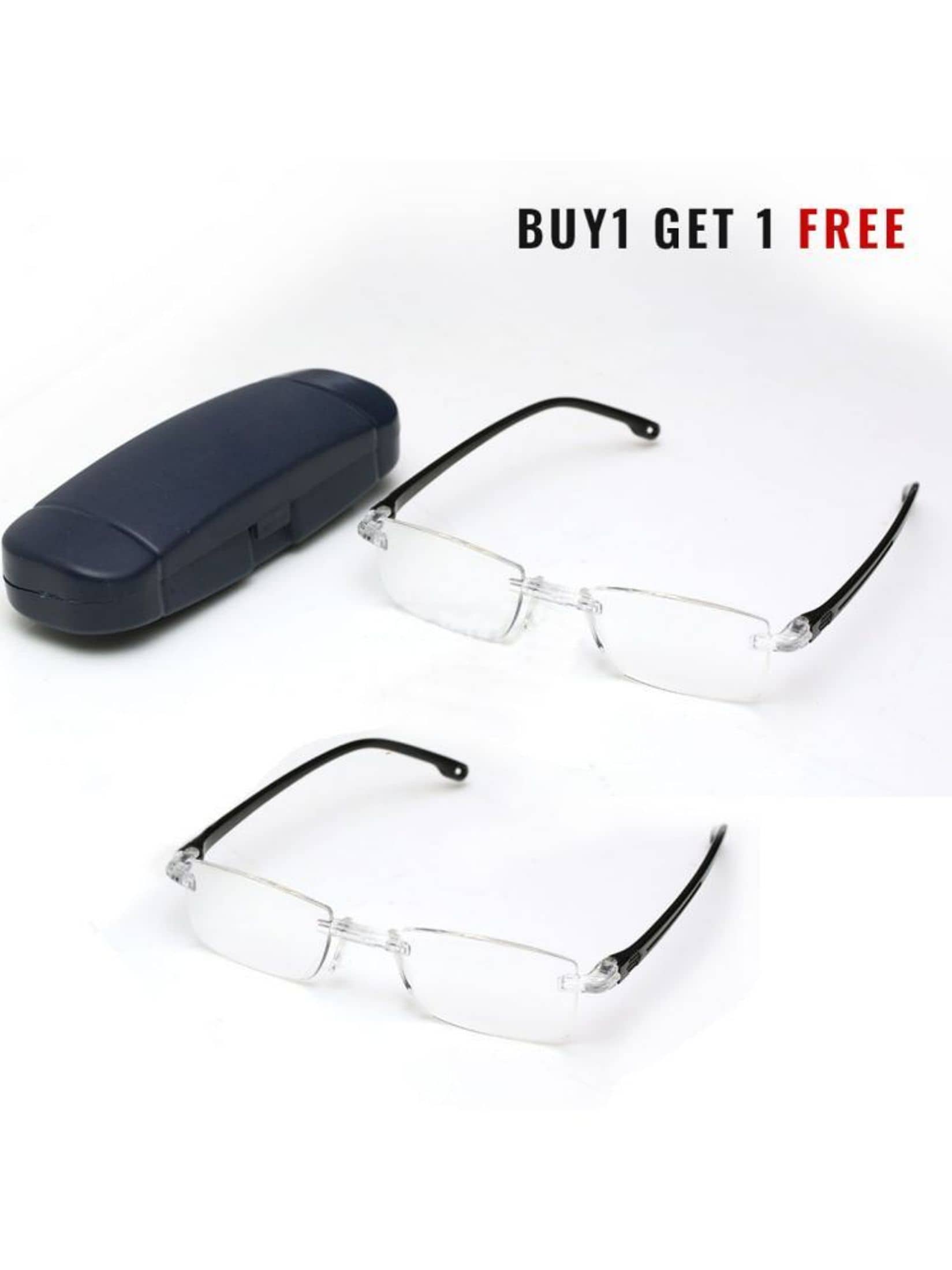 Abrexo Oval Rimless Reading Glasses