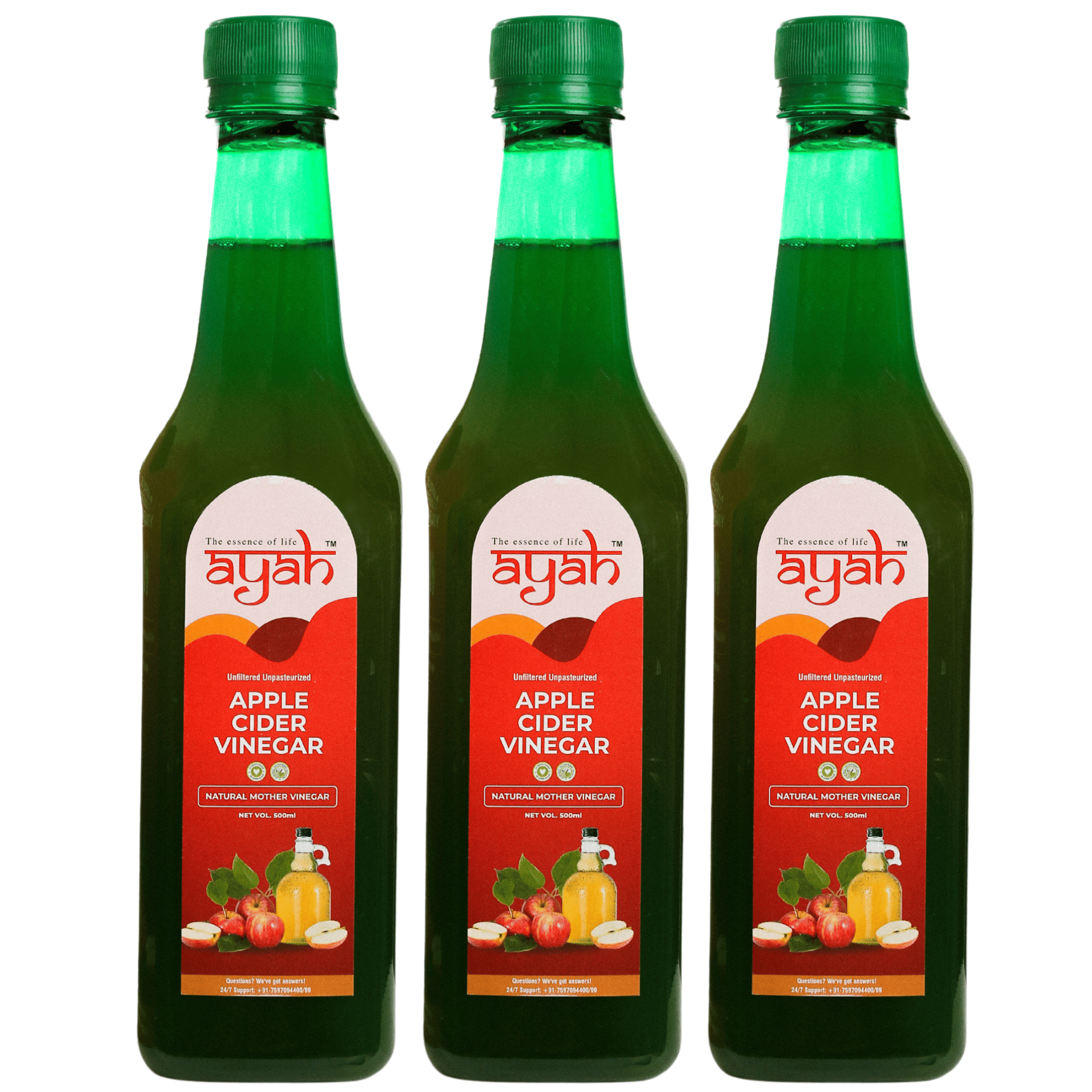     			Ayah Himalayan Apple Cider Vinegar- Super Saver Pack of 3