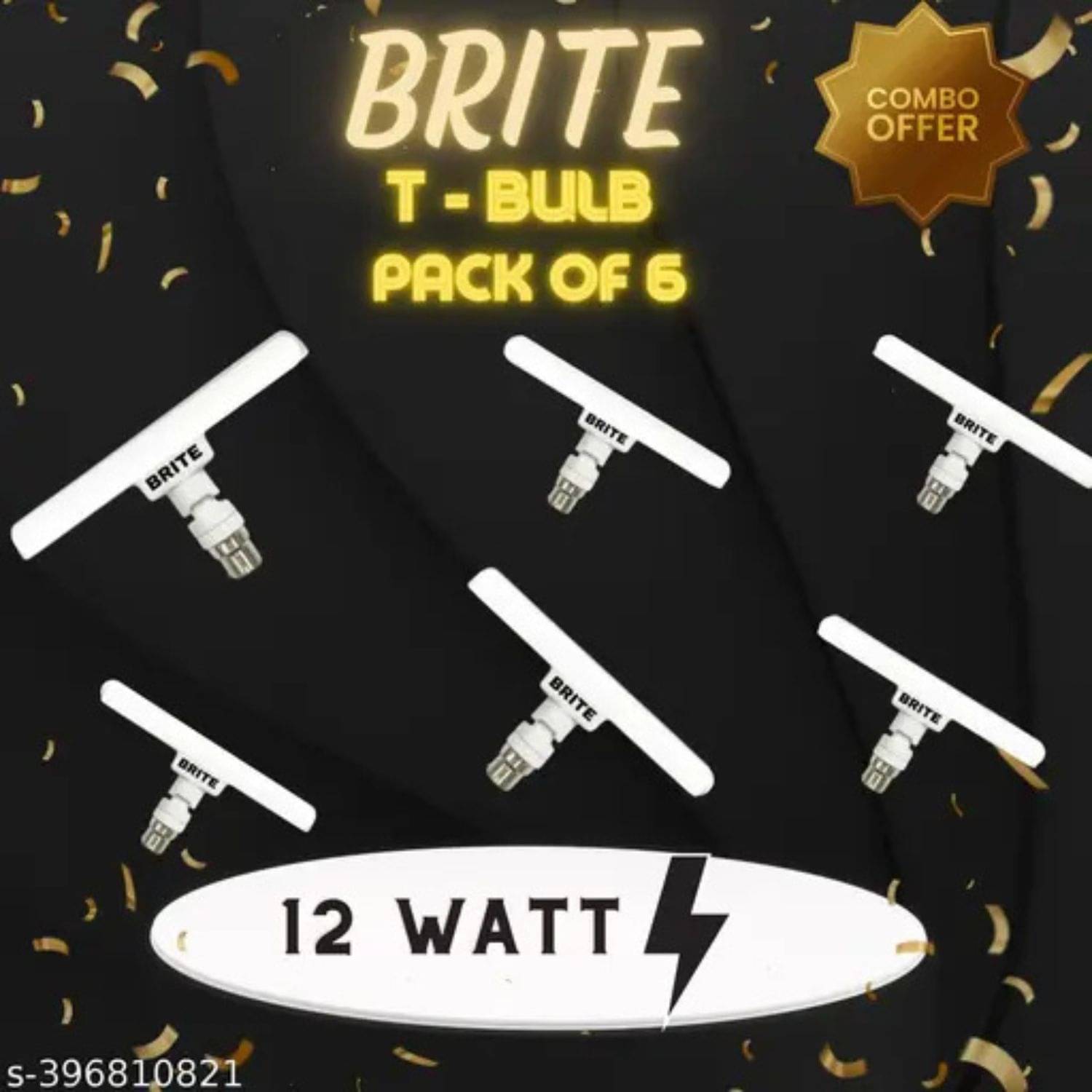 BRITE TRADER 12W Cool Day Light T-Bulb ( Pack of 6 ) BRITE TRADER 12W Cool Day Light T-Bulb ( Pack of 6 )