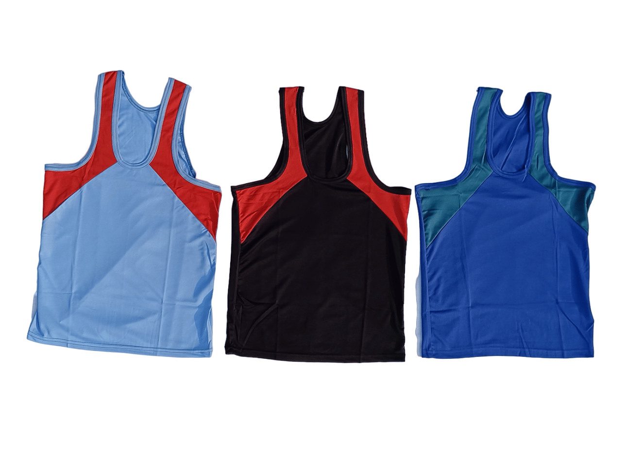 D1 DIFFERENT ONE Pack of 3 Nylon Gym Vest For Men ( Multicolor ) D1 DIFFERENT ONE Pack of 3 Nylon Gym Vest For Men ( Multicolor )
