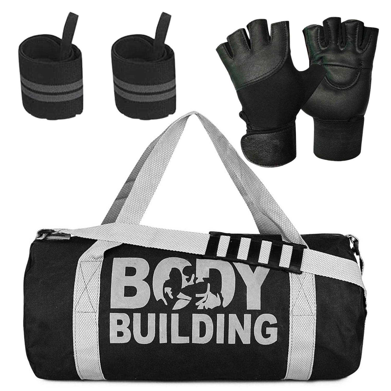     			GROUPERS Polyester BLACK 25 Ltrs Gym Bag