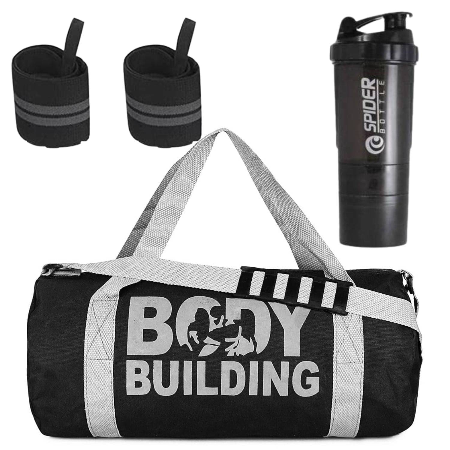     			GROUPERS Polyester BLACK 25 Ltrs Gym Bag