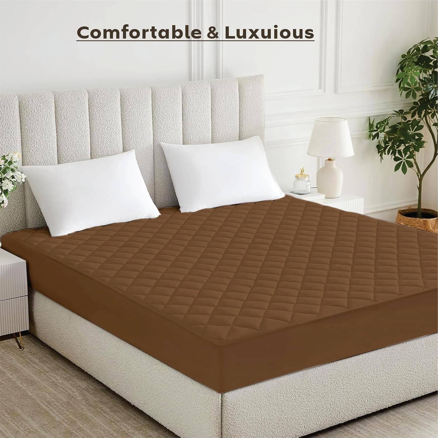 GURU SALES Brown Laminated Bed Protector Sheet ( Pack of 1 ) GURU SALES Brown Laminated Bed Protector Sheet ( Pack of 1 )