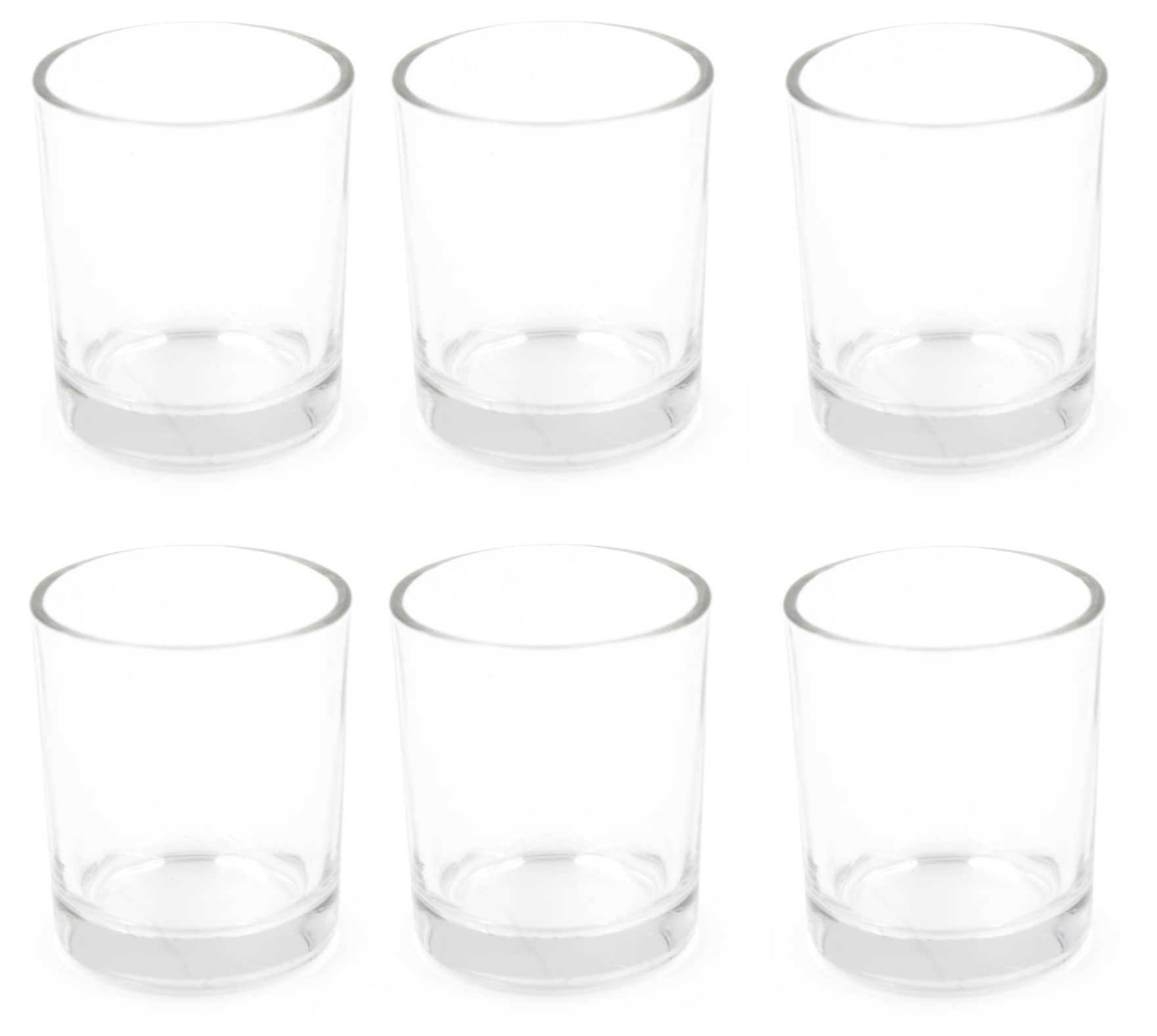 Green plant indoor Shot Glasses  6 PCS Glass Plain Shot Glasses 40 ml ( Pack of 6 ) Transparent