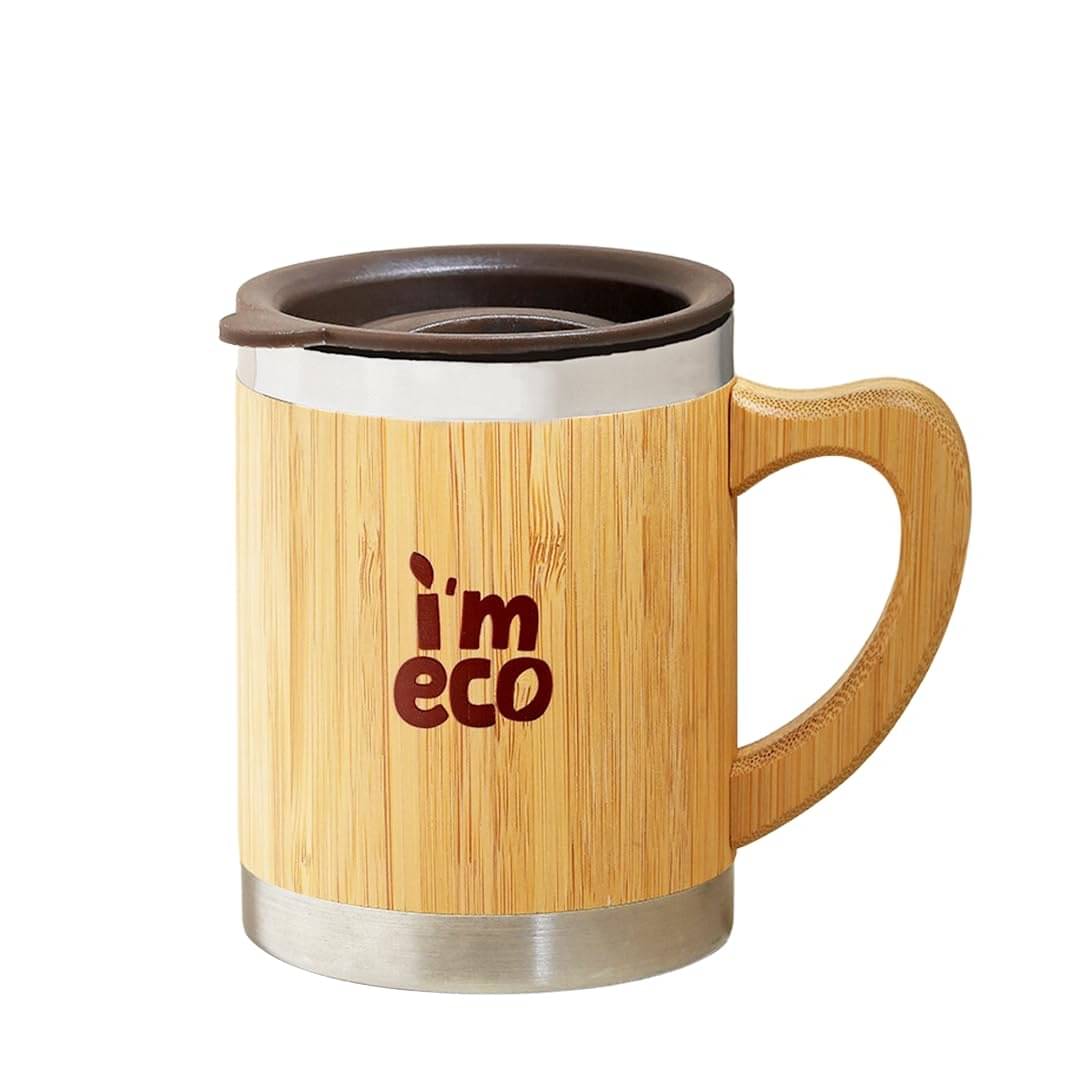     			I'm Eco Coffee Mug 300 Ml Solid Bamboo Coffee Mug 300 mL ( Pack of 1 )