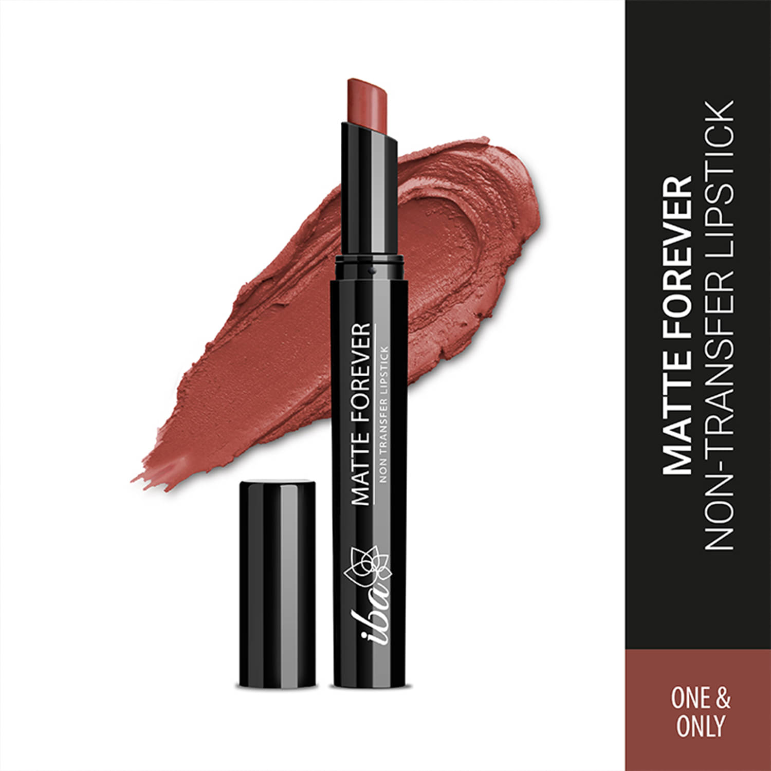     			Iba Matte Forever Non Transfer Lipstick for Women 10 One & Only, 2g , Smudge-proof & Lightweight, (Pack of 1)