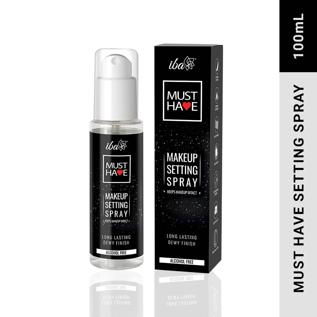     			Iba Must Have Makeup Setting Spray , Makeup Fixer Spray For Face , For Long Lasting Primer 100ml, (Pack of 1)