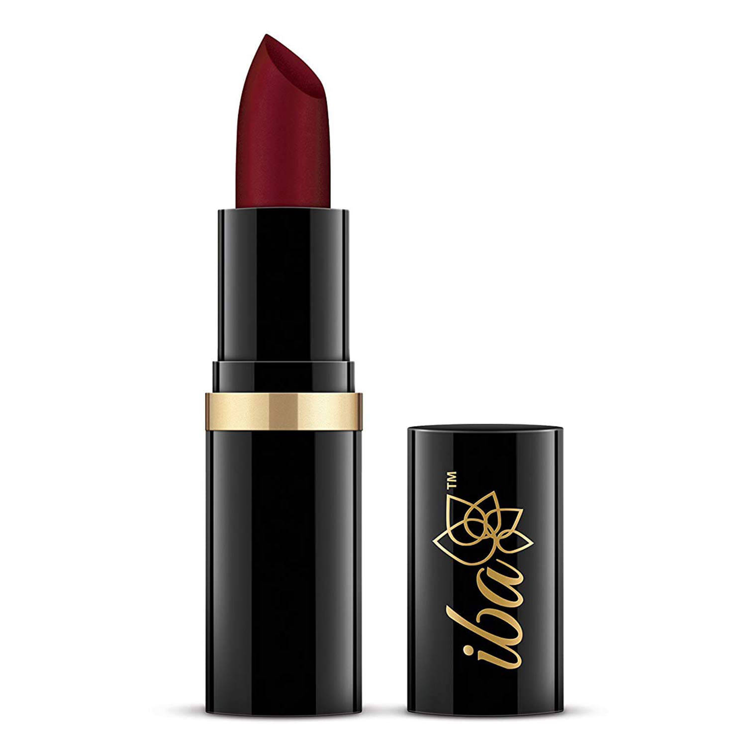     			Iba Pure Lips Moisturizing Lipstick Shade A72 Maroon Burst, 4g , Highly Pigmentated (Pack of 1)