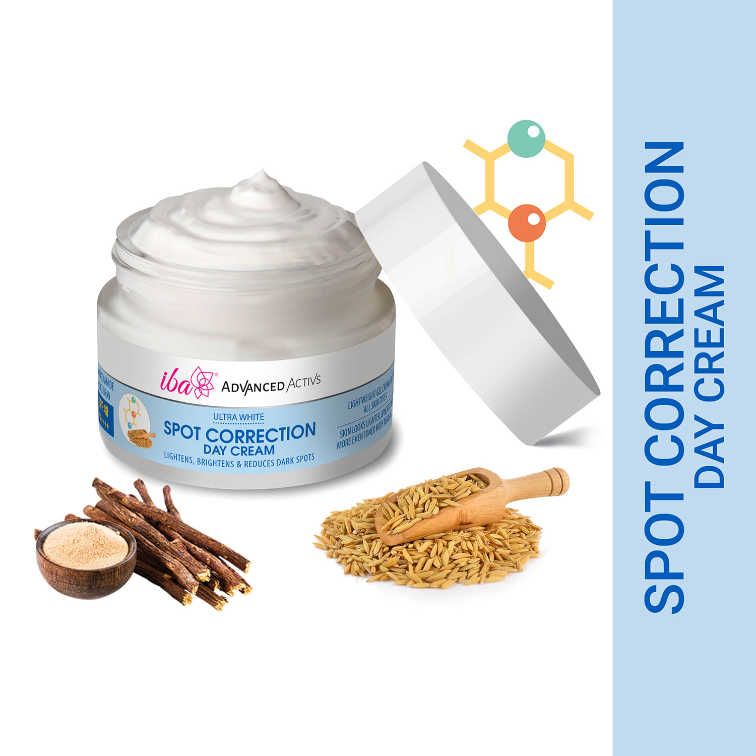 Iba Advanced Activs Ultra White Spot Correction Day Cream, 50g For Lightens, Brightens & Dark Spots, (Pack of 1) Iba Advanced Activs Ultra White Spot Correction Day Cream, 50g For Lightens, Brightens & Dark Spots, (Pack of 1)