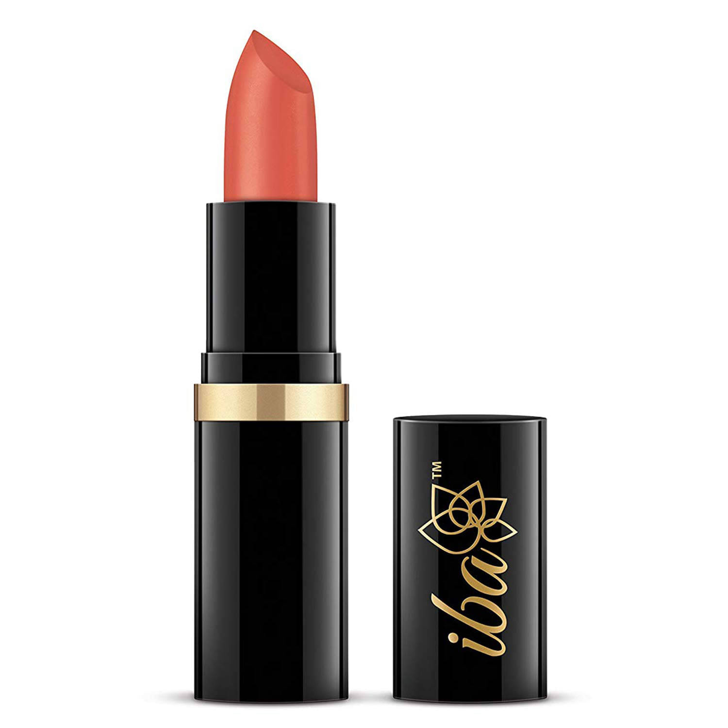     			Iba Pure Lips Moisturizing Lipstick Shade A55 Peach Sparkle, 4g , Highly Pigmentated (Pack of 1)