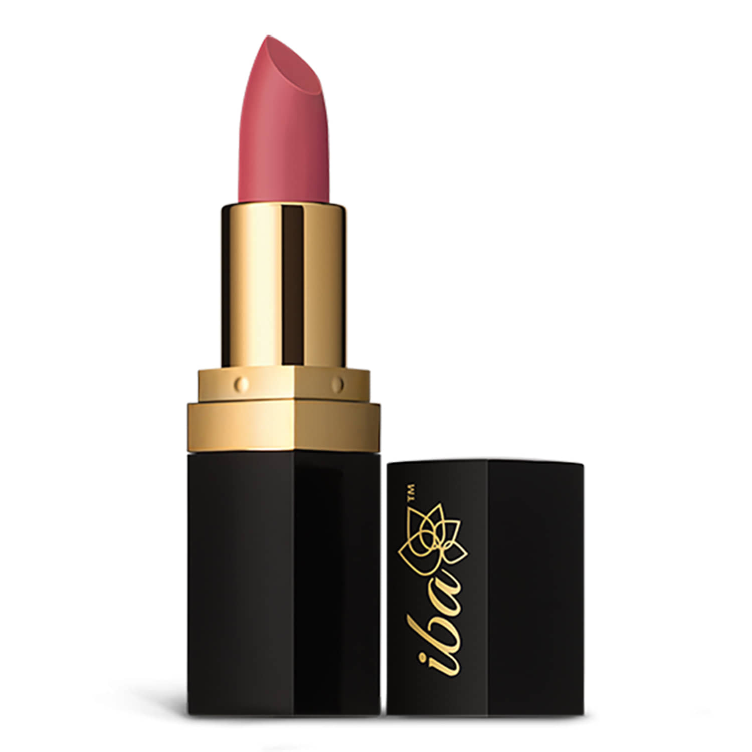 Iba Pure Lips Long Stay Matte Lipstick M14 Pink Pop, 4g , Highly Pigmentated, Long Lasting, (Pack of 1)