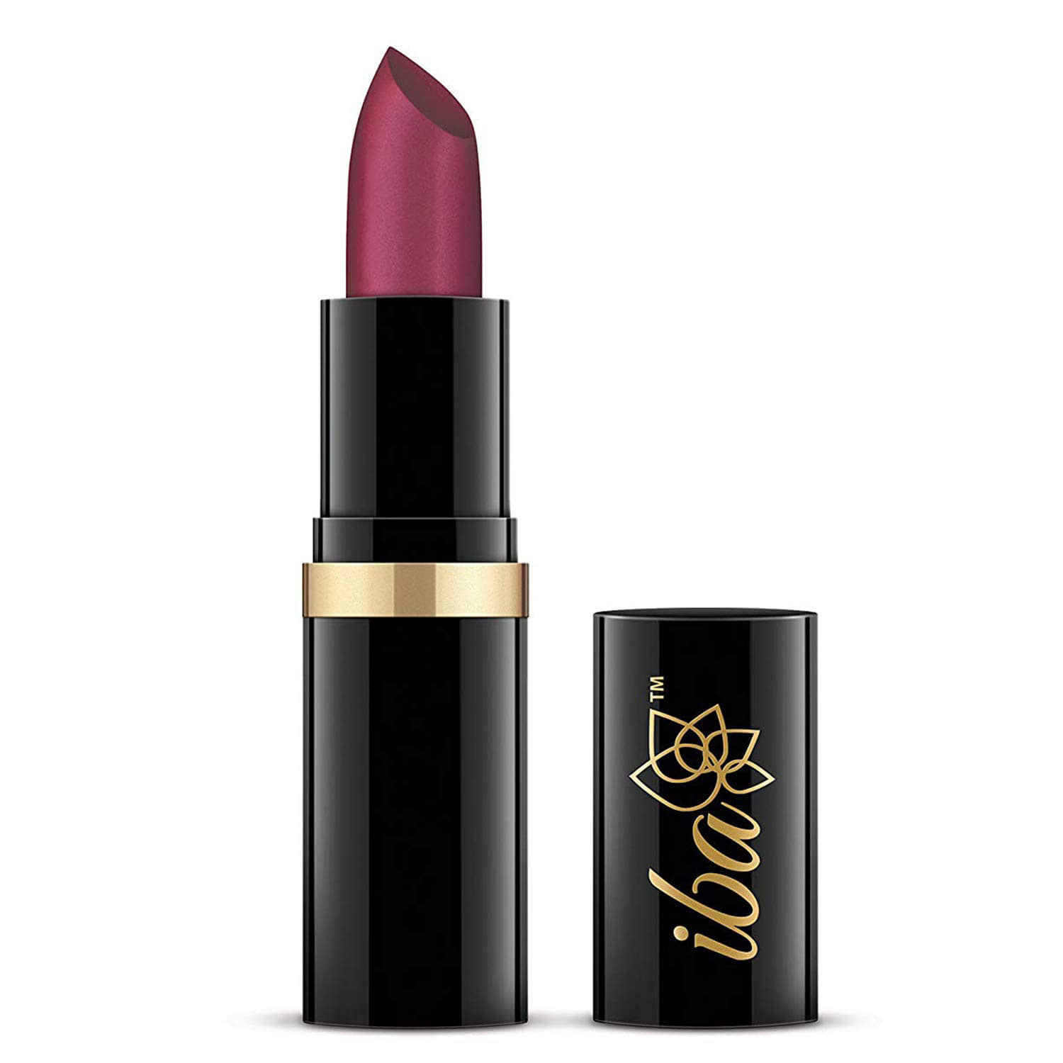 Iba Pure Lips Moisturizing Lipstick Shade A10 Plum Pure , Highly Pigmentated,4g (Pack of 1)
