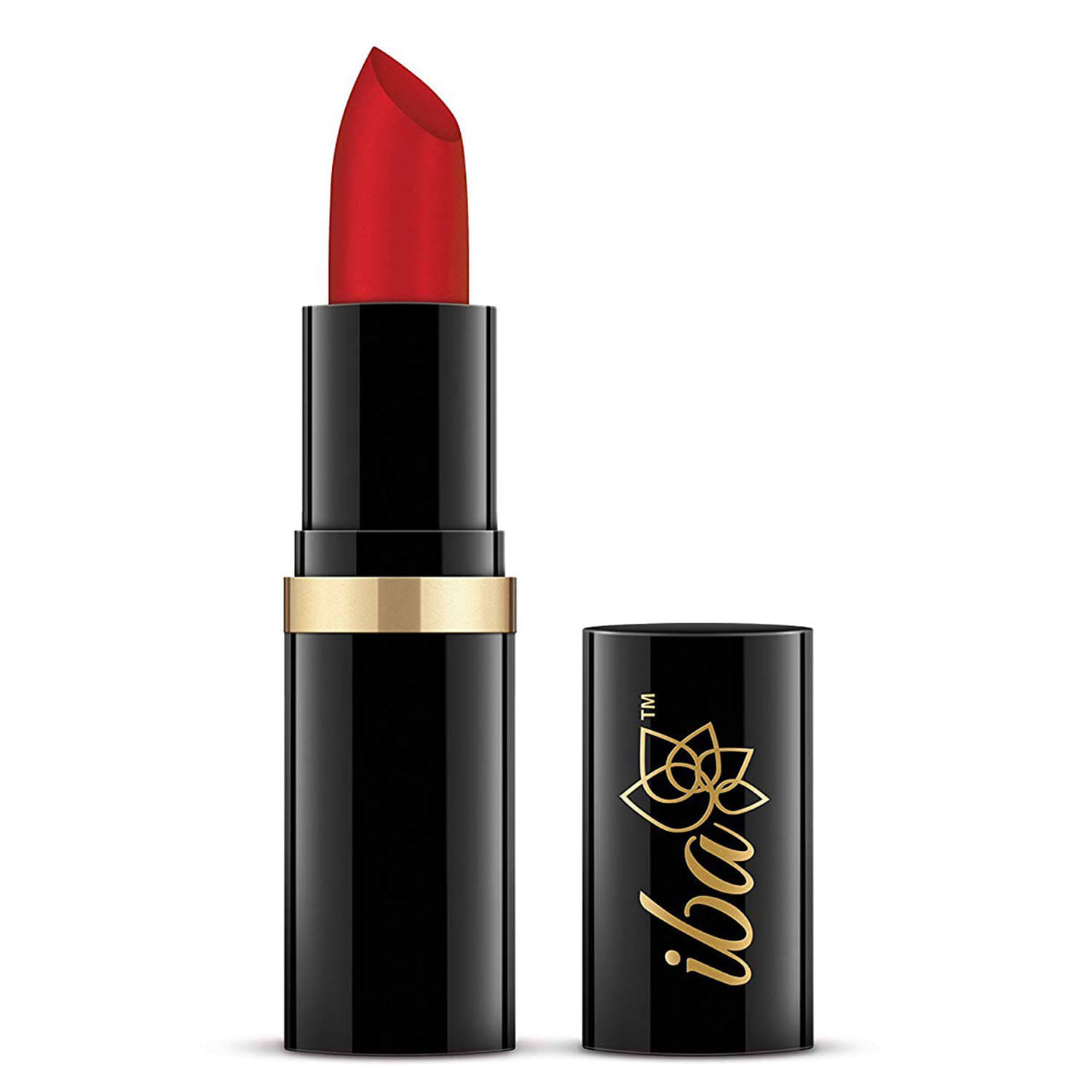     			Iba Pure Lips Moisturizing Lipstick Shade A62 Pure Red, 4g , Highly Pigmentated (Pack of 1)