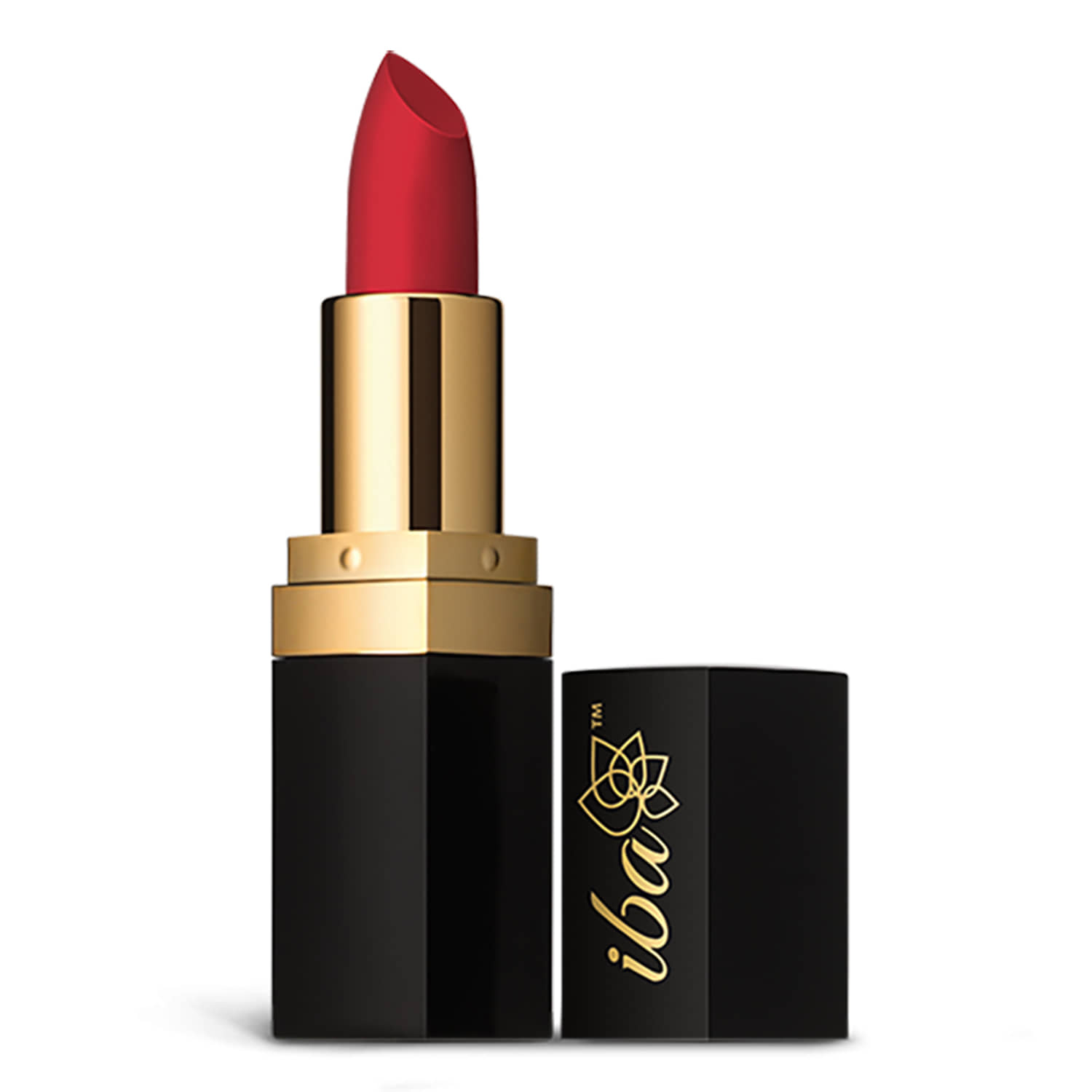 Iba Pure Lips Long Stay Matte Lipstick M07 Red Velvet, 4g , Highly Pigmentated , Long Lasting, (Pack of 1)