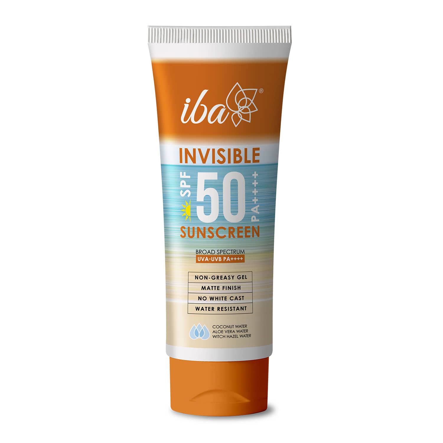 Iba Invisible Spf 50 Sunscreen Pa++++ For All Skin Types Gel Based Oil Free Matte Finish, 100gm, (Pack of 1)
