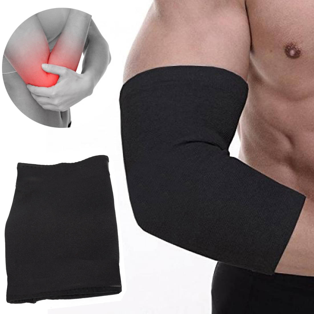 JMALL 1 X Elbow Support Elbow Supports & Braces Free Size JMALL 1 X Elbow Support Elbow Supports & Braces Free Size