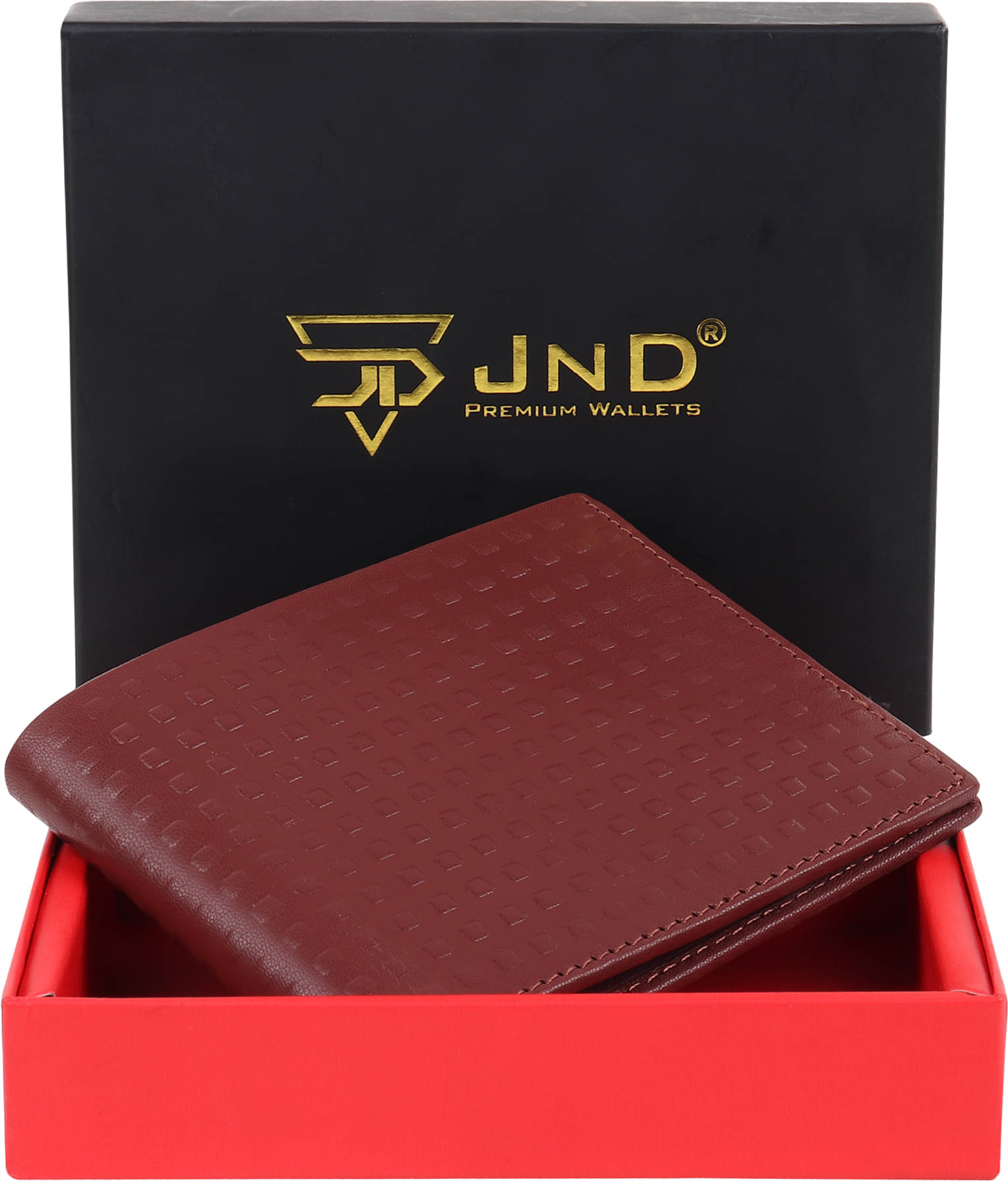     			JND Tan 100% Leather Men's Regular Wallet ( Pack of 1 )